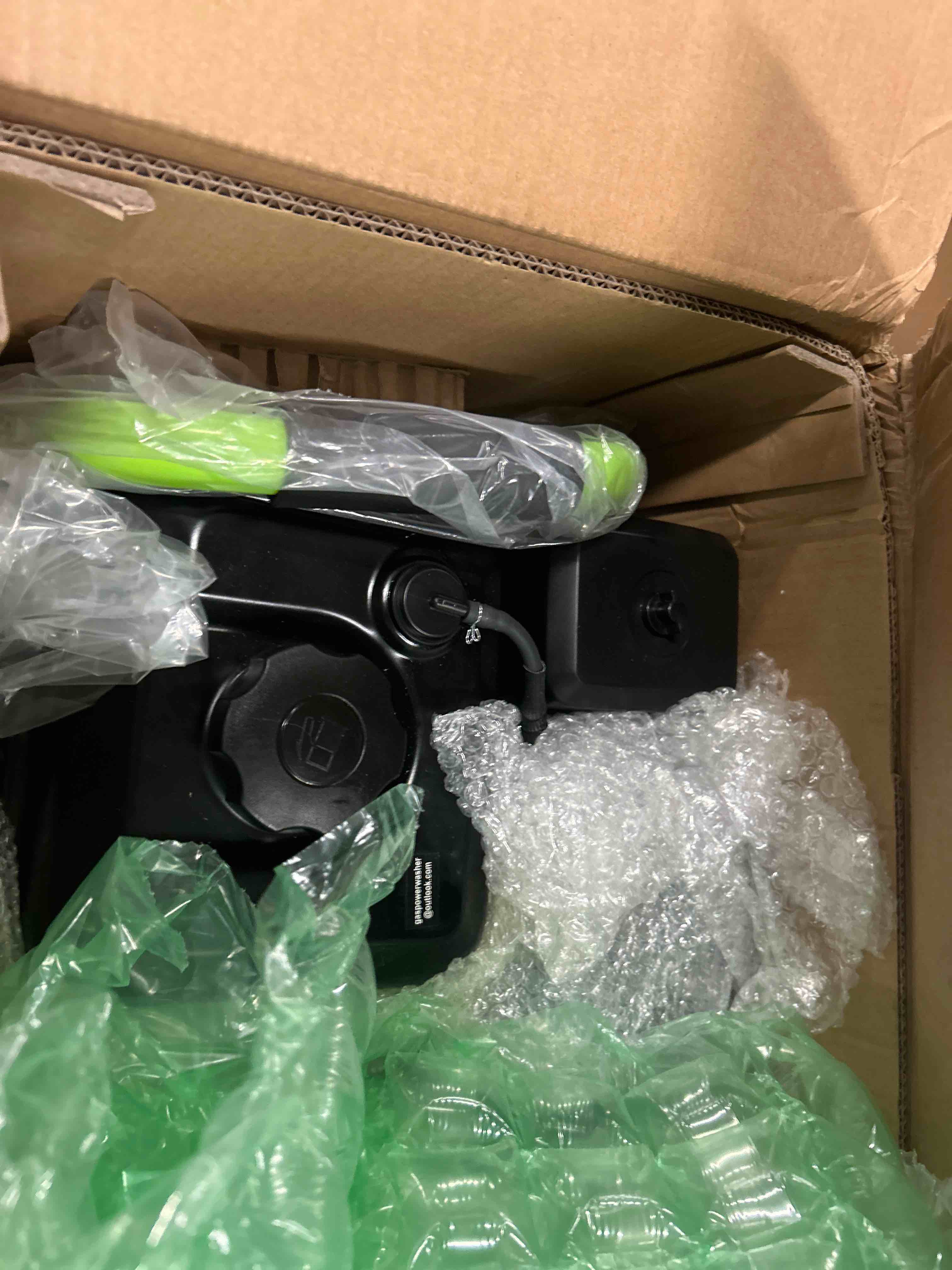Condition photo showing New/Like New for 4200psi pressure washer 4.0gpm gas power washer 212cc gas powered washing machine commercial high pressure washer with 25ft hose&5 nozzles for patio garden yard vehicle,epa/carb/etl