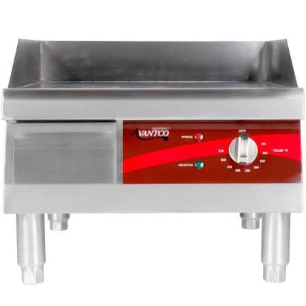 Condition photo showing As Is for avantco eg16n 16" electric countertop griddle (lp3029079)