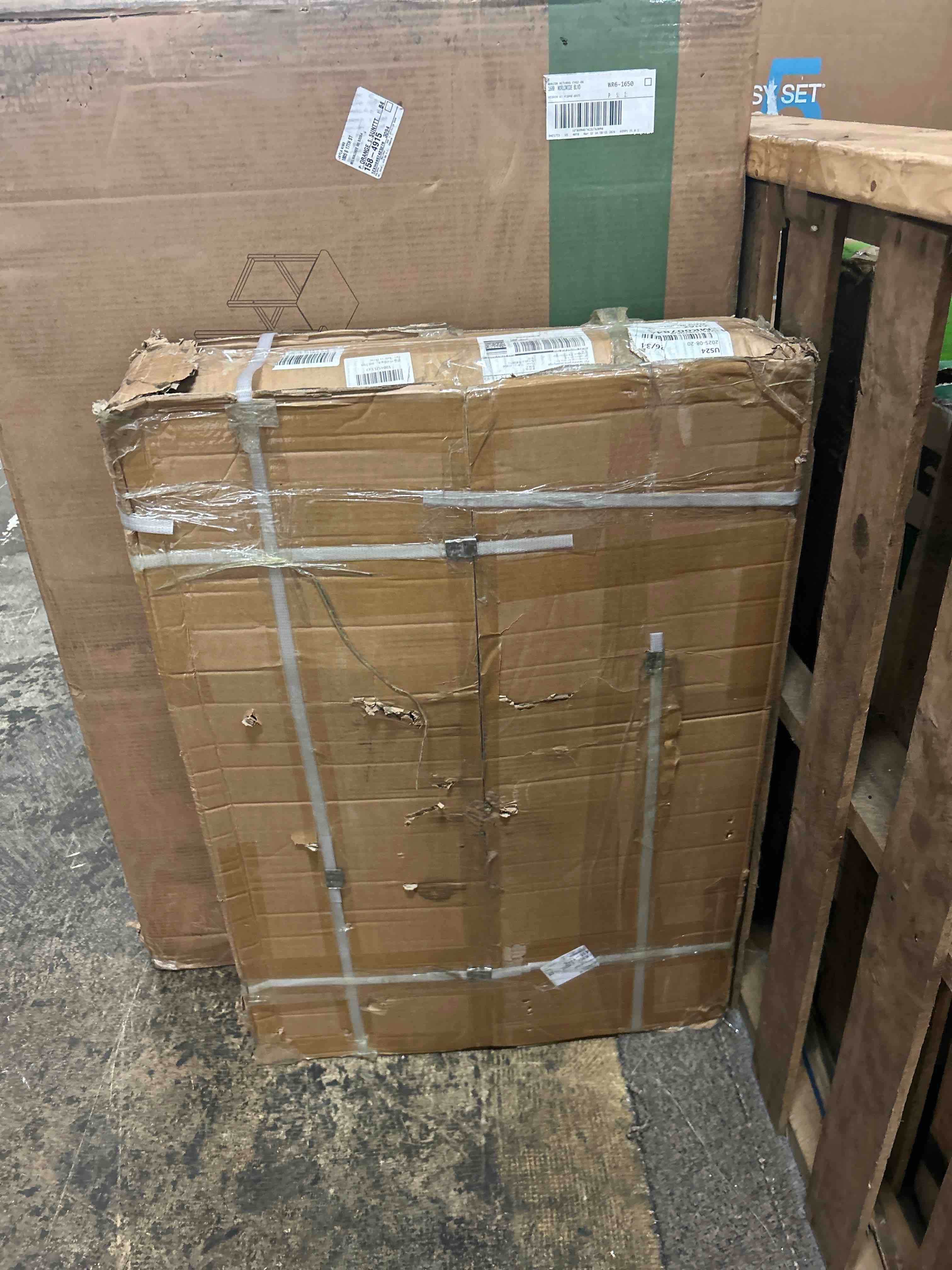 Condition photo showing New/Like New for upgrade folding drywall cart heavy duty,drywall dolly load 2200 lbs capacity,panel cart with extended large deck,panel dolly handling plywood sheetrock glass and windows service