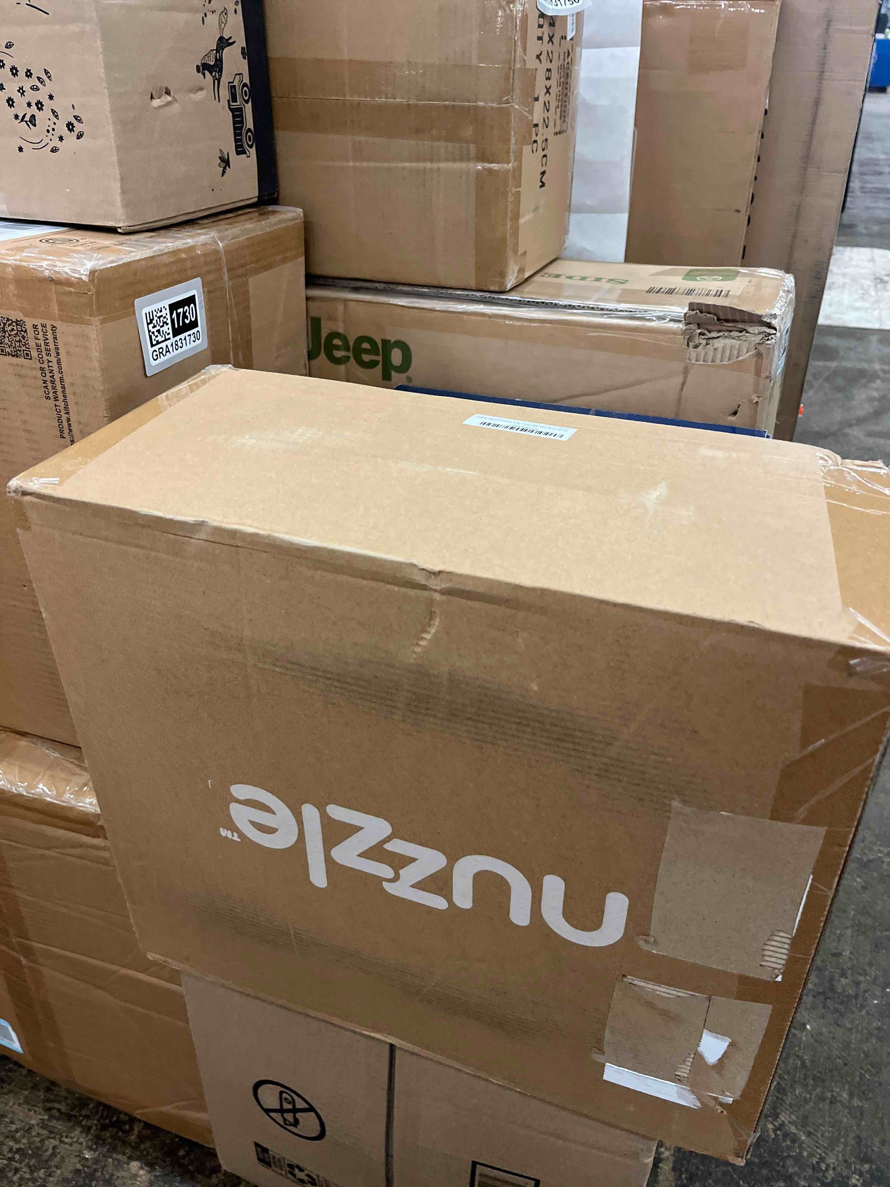 Condition photo showing New/Like New for nuzzle pillows king size set of 2 cooling adjustable pillows for side sleepers, luxury hotel collection bed pillows - best adjust height soft firm pillows for back, stomach and side sleepers