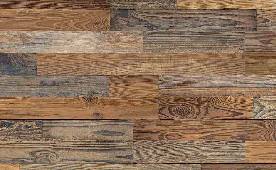 luxdecor real reclaimed wood planks for wall-10 pieces easy nail-up shiplap rustic style 6" wide wood shiplap panels for wall 19.44 sq ft (natural weathered brown)
