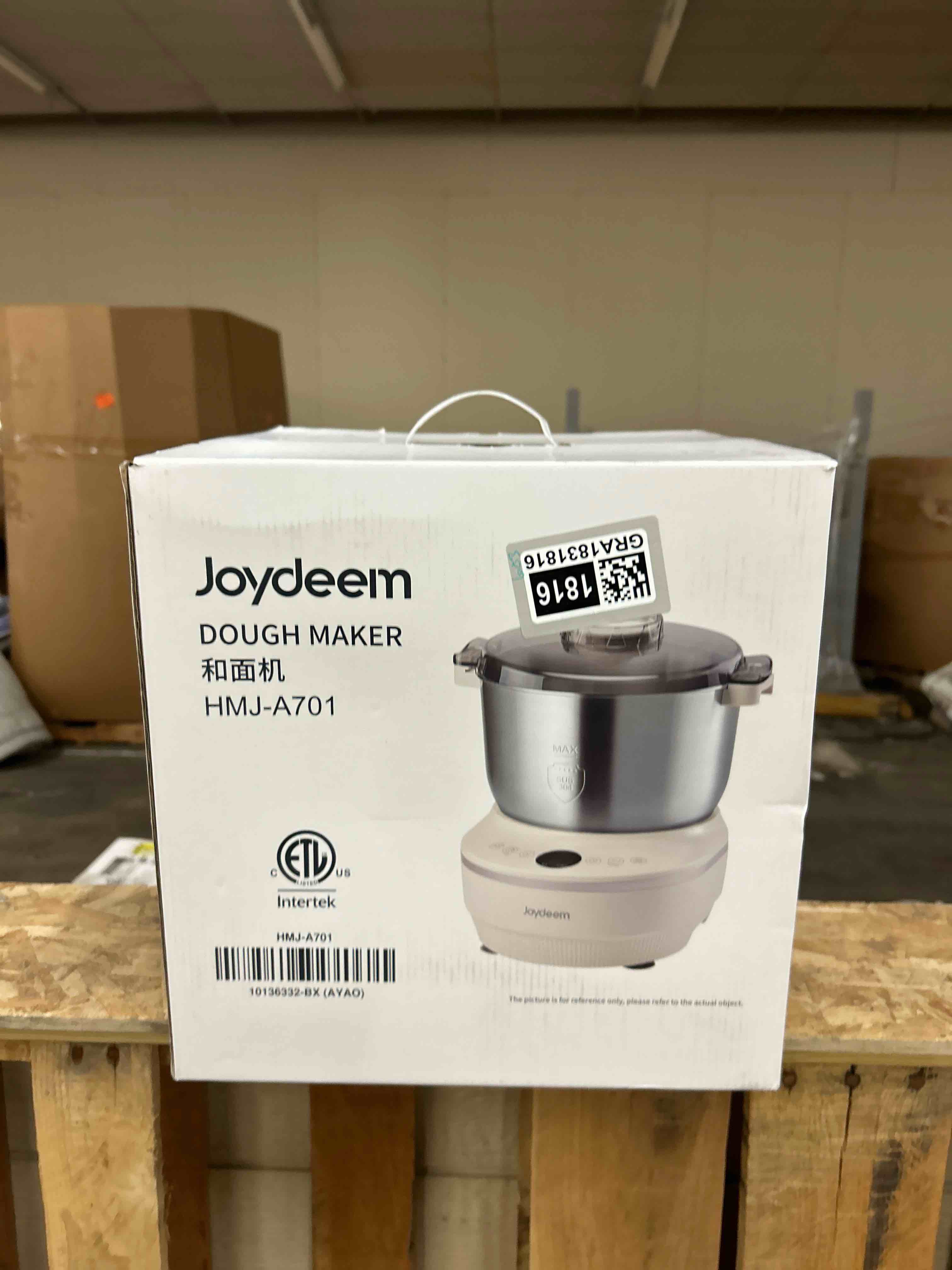 Condition photo showing New/Like New for joydeem hmj-a701 electric dough maker (7.4qt) with ferment function - ideal for bread, pizza, sourdough & dumpling dough