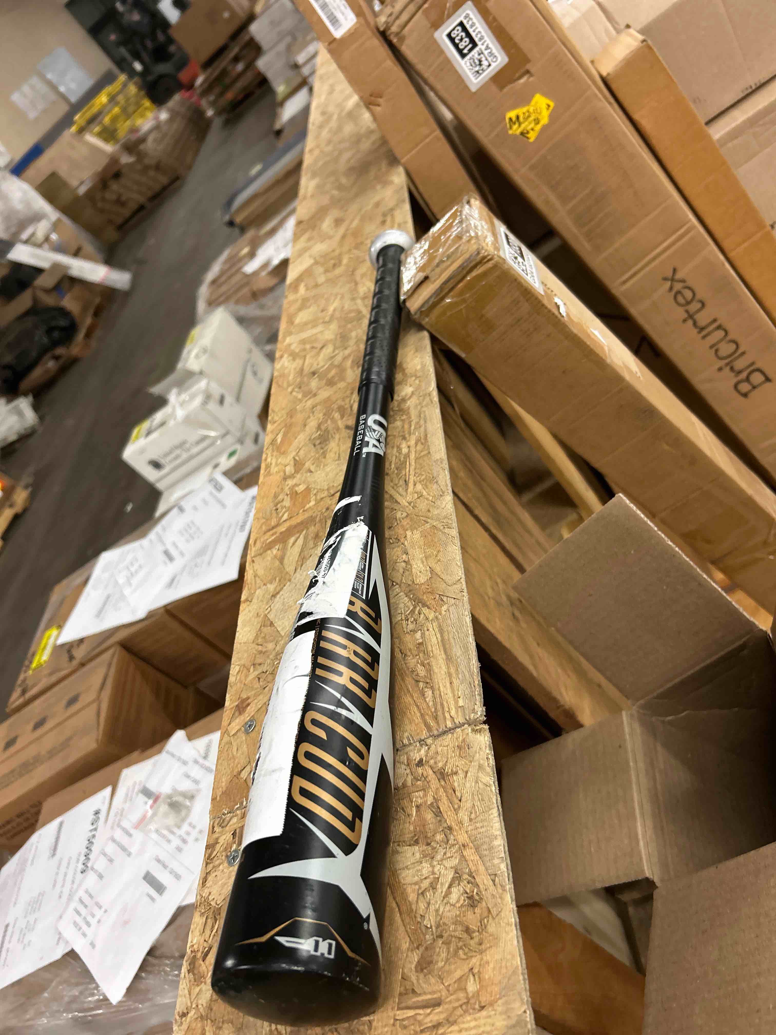 Condition photo showing New/Like New for franklin sports kids teeball bat - venom + barracuda aluminum + composite - usa baseball certified for boys + girls - youth metal bat - drop -10 to -13