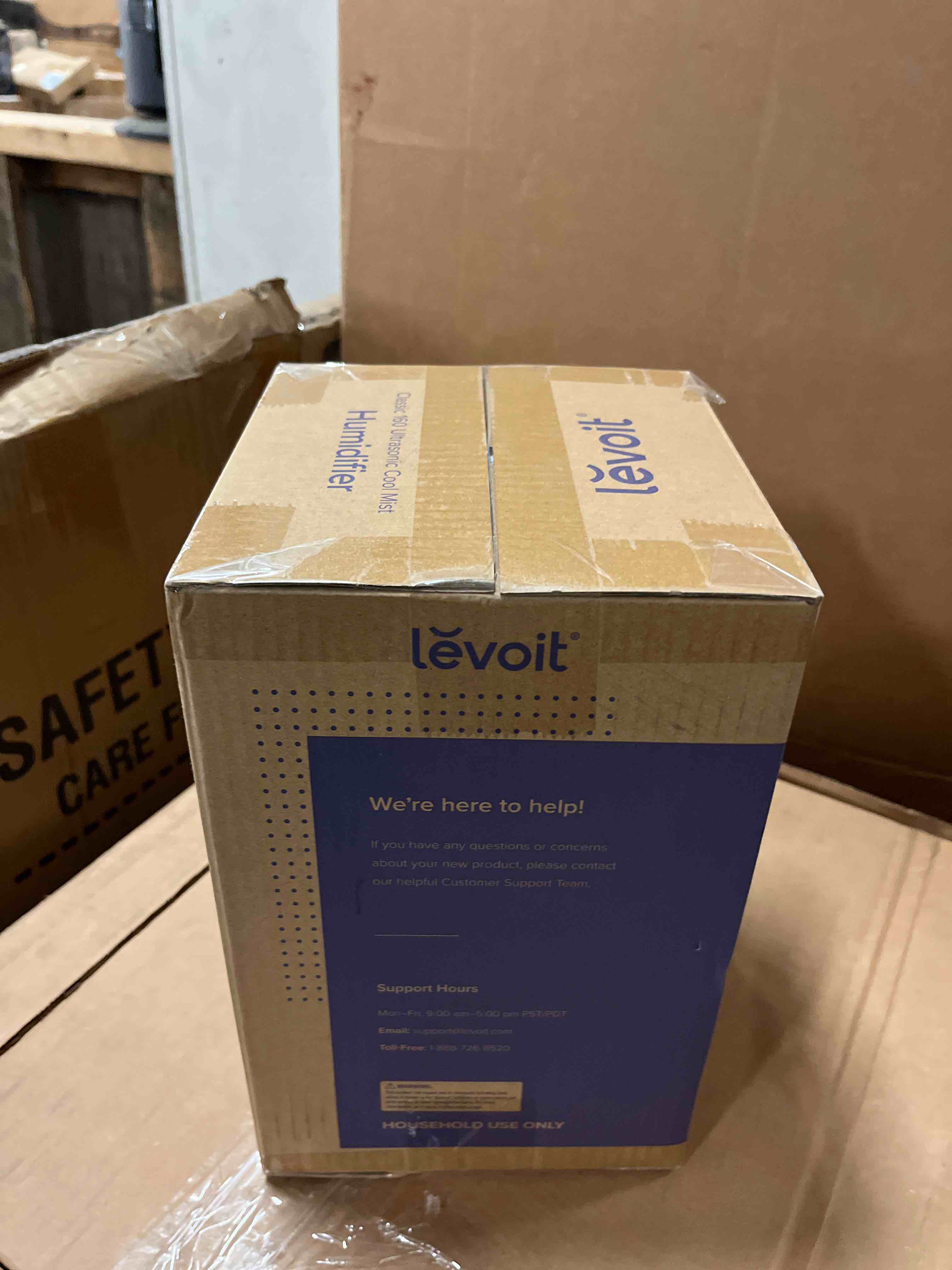 Condition photo showing New/Like New for levoit top fill humidifiers for bedroom, 2.5l tank for large room, easy to fill & clean, 28db quiet cool mist air humidifier for home baby nursery & plants, auto shut-off for safety, 25h