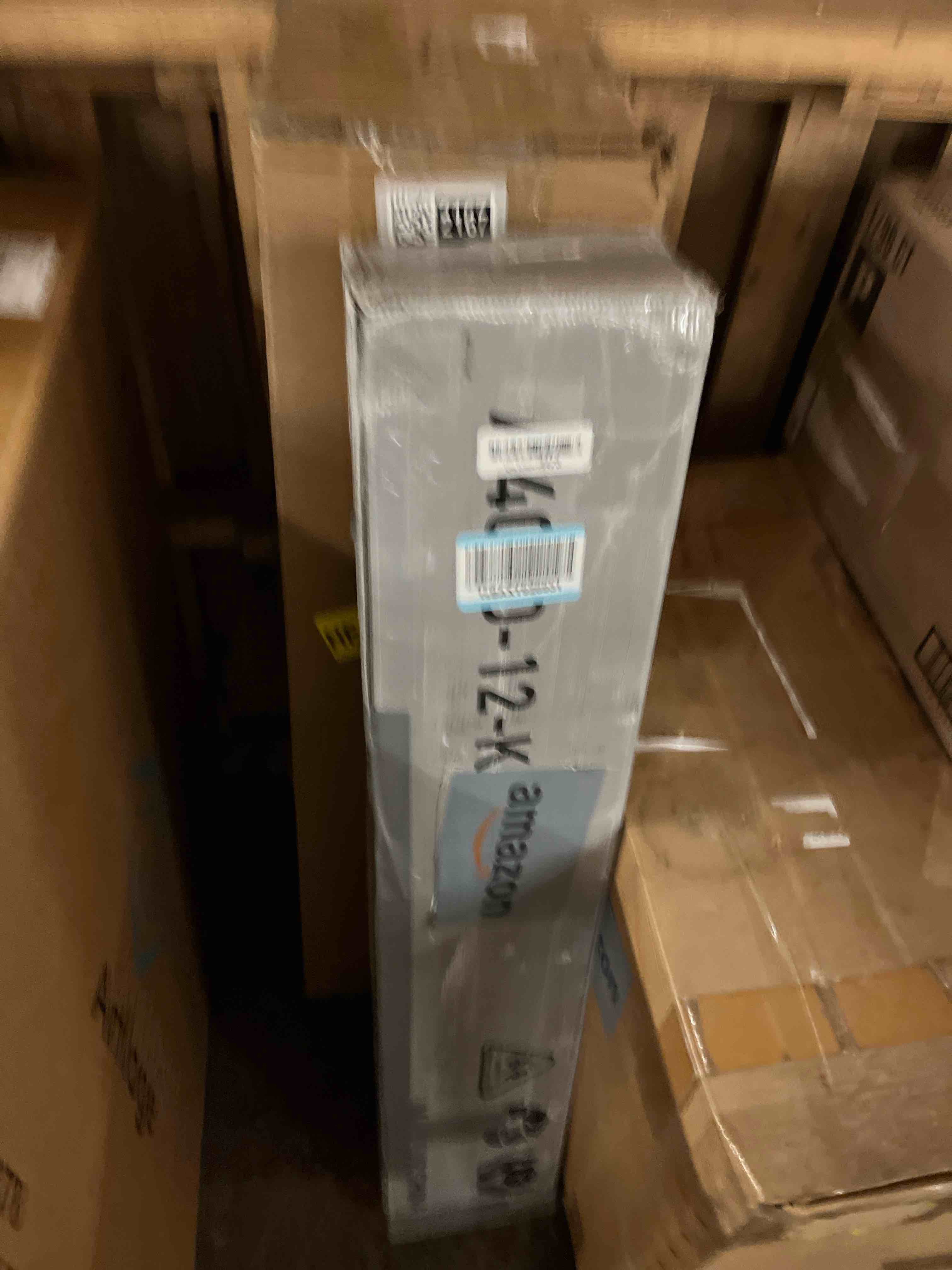 Condition photo showing New/Like New for new jeto metal bed frame,king size bed frame with storage space,heavy duty sturdy mattress foundation,easy assembly,no box spring needed,black,12 inch,king