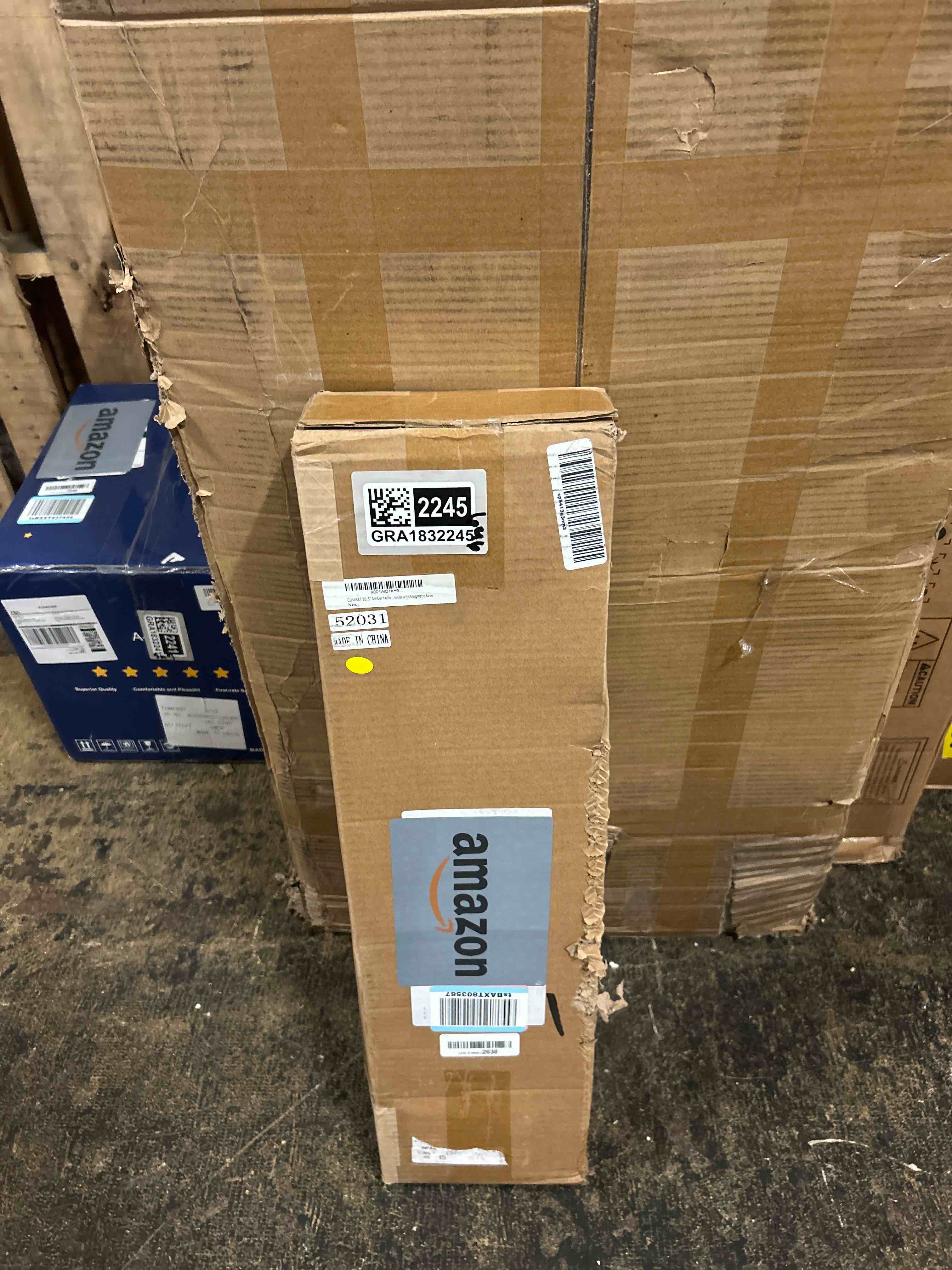 Condition photo showing New/Like New for cumart 26.5" amber yellow 54 led automotive rooftop beacon warning emergency flashing snow plow light bar double side strobe light traffic advisor with magnetic base for tow work truck pickup