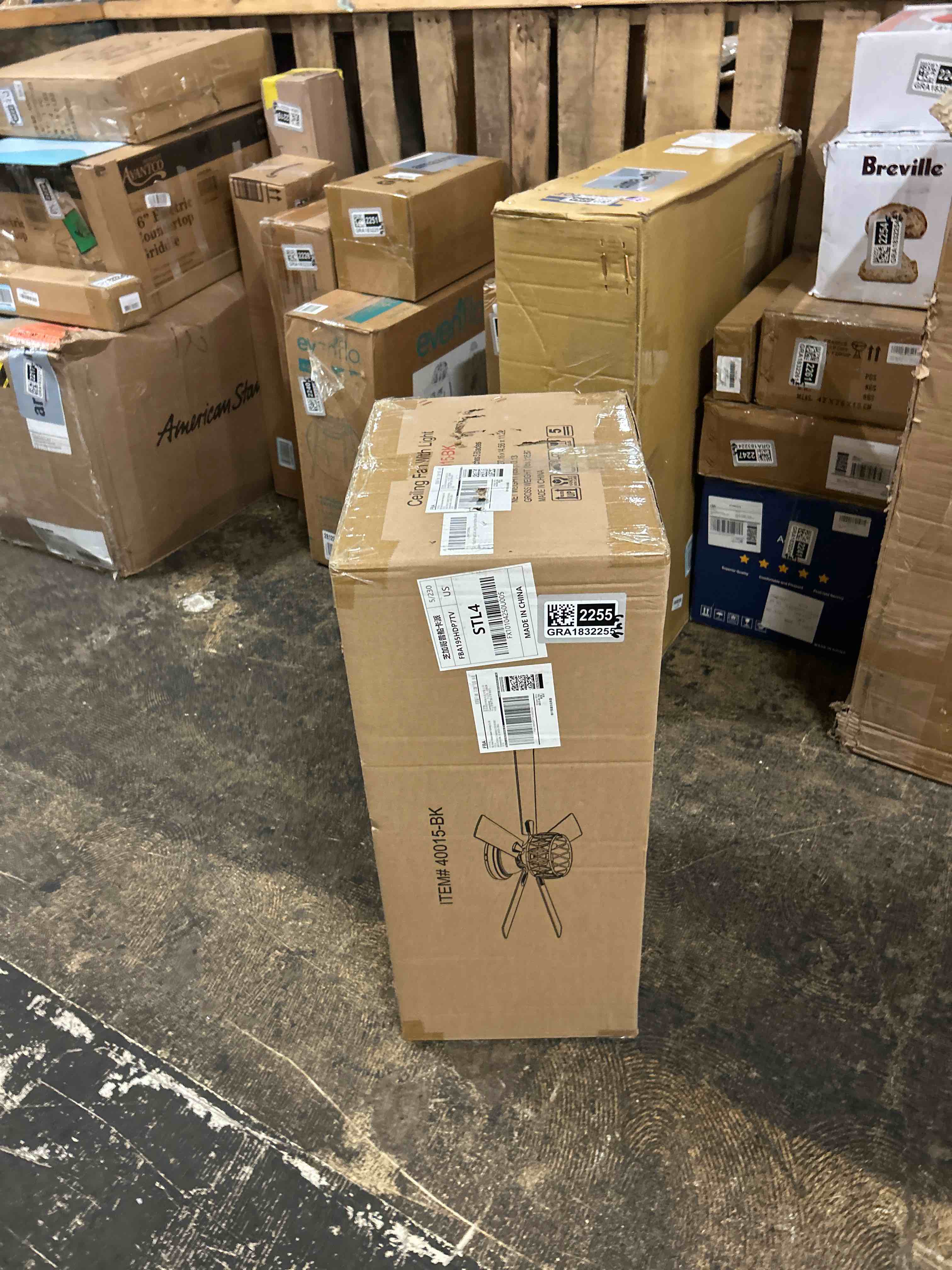 Condition photo showing New/Like New for 52 inch flush mount ceiling fans with lights and remote, double-sided 5-blade, 6-speed reversible dc motor, modern low profile ceiling fan crystal fandeliers for bedroom living room kitchen (black)