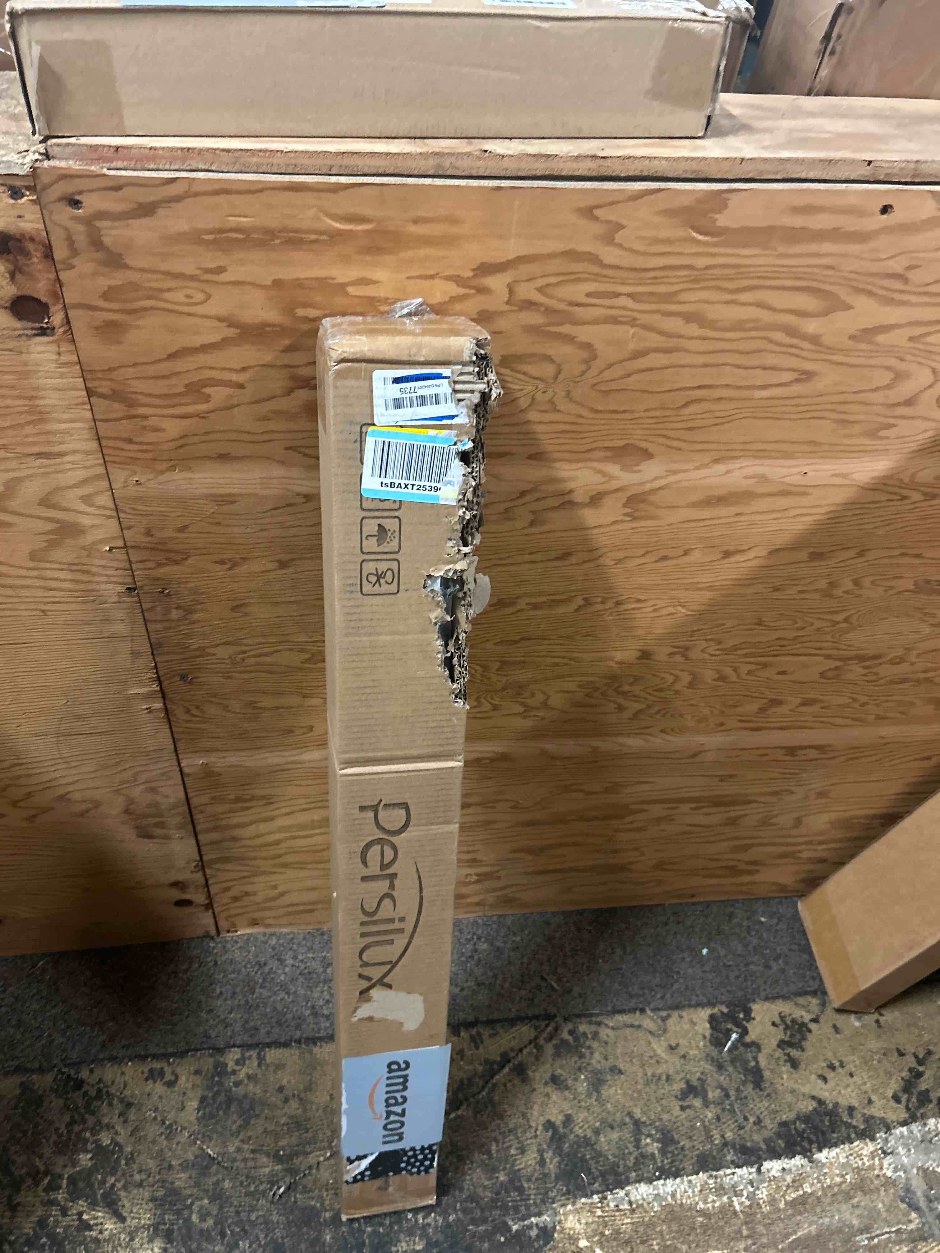 Condition photo showing New/Like New for persilux blackout roller blinds for indoor windows, cordless roller shades with valance, thermal insulated fabric window shades & blinds, uv protection shades for home and bedroom (white,27.5"wx72"h)