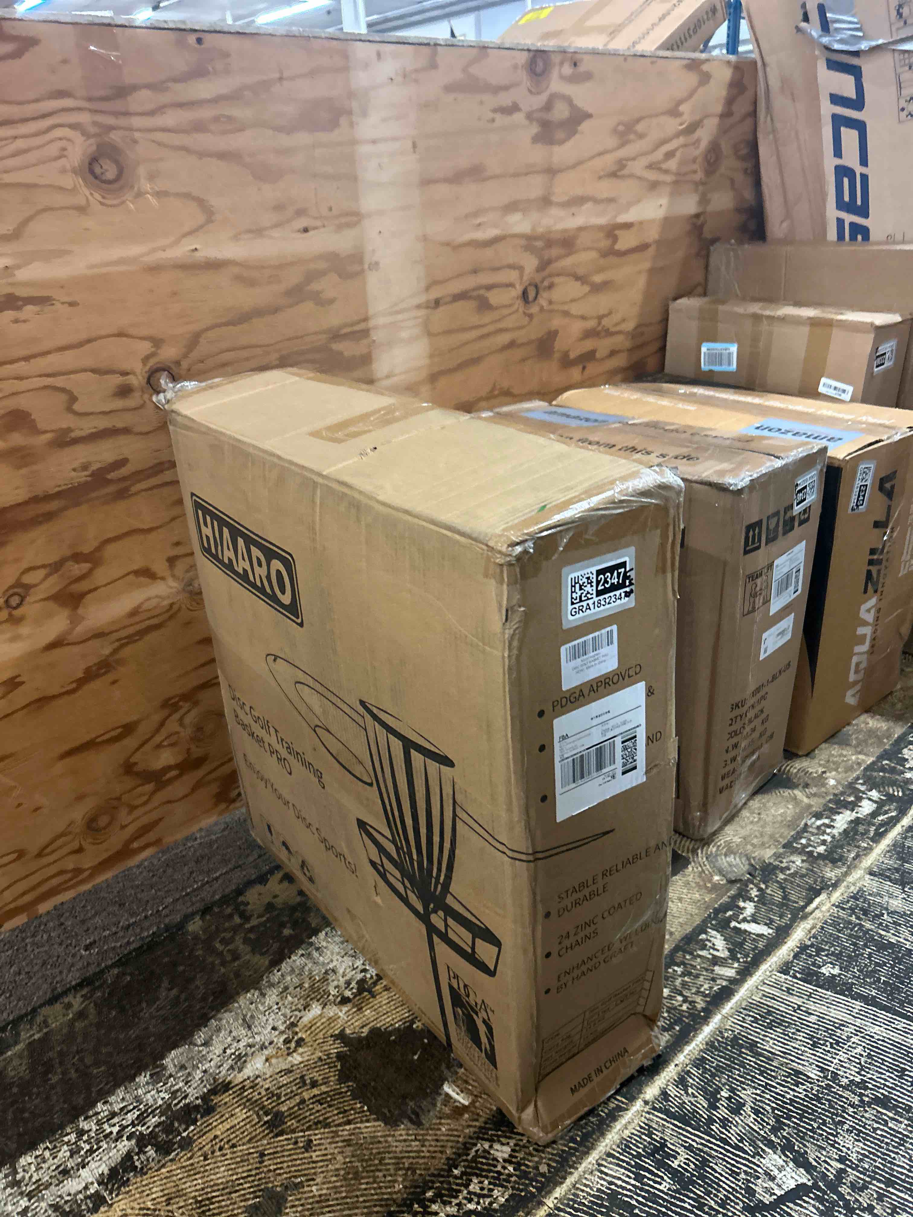 Condition photo showing New/Like New for pdga approved hiaaro pro disc golf basket, portable disc golf target with heavy duty 24 chains, professional disc golf basket