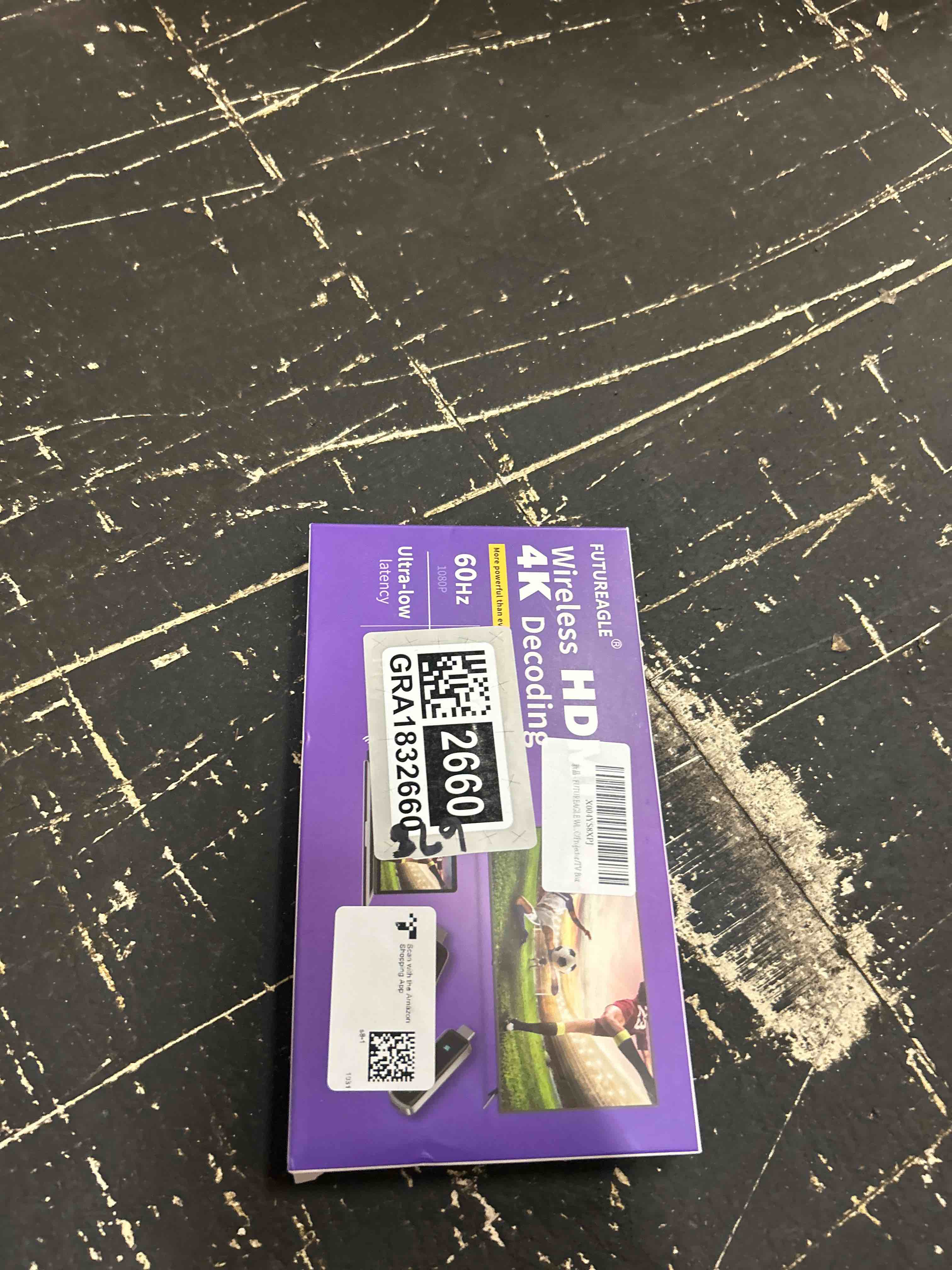 Condition photo showing New/Like New for wireless hdmi transmitter and receiver 328ft/100m,4k decode plug & play portable 5g+2.4g wireless display adapter extender kit for video and audio to monitor