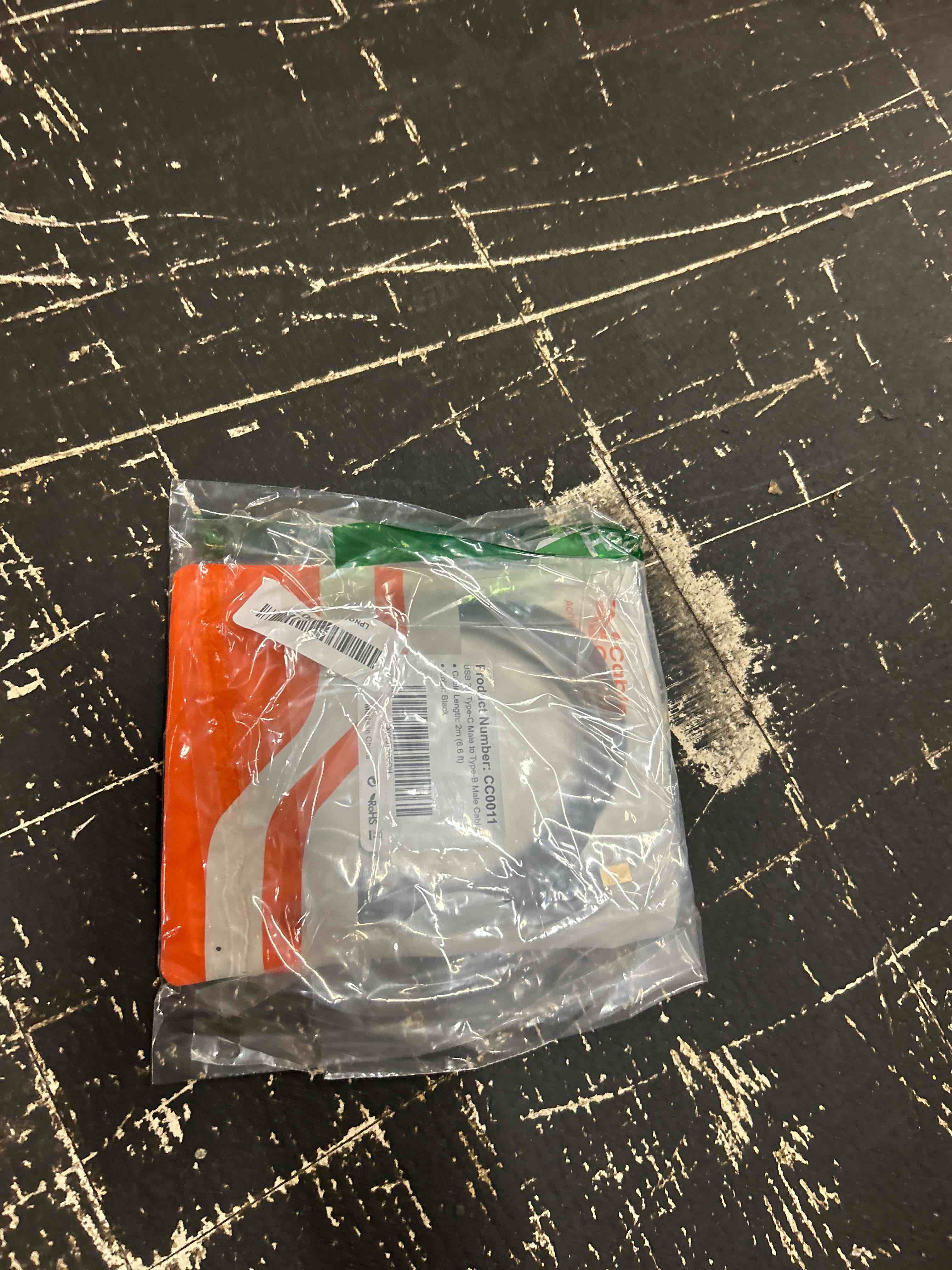 Condition photo showing New/Like New for cablecreation usb b to usb c printer cable 6.6ft, type b to type c printer cord for macbook pro, air, midi cable for yamaha casio digital piano, midi keyboard, dj controller, dac to ipad - 2m, black