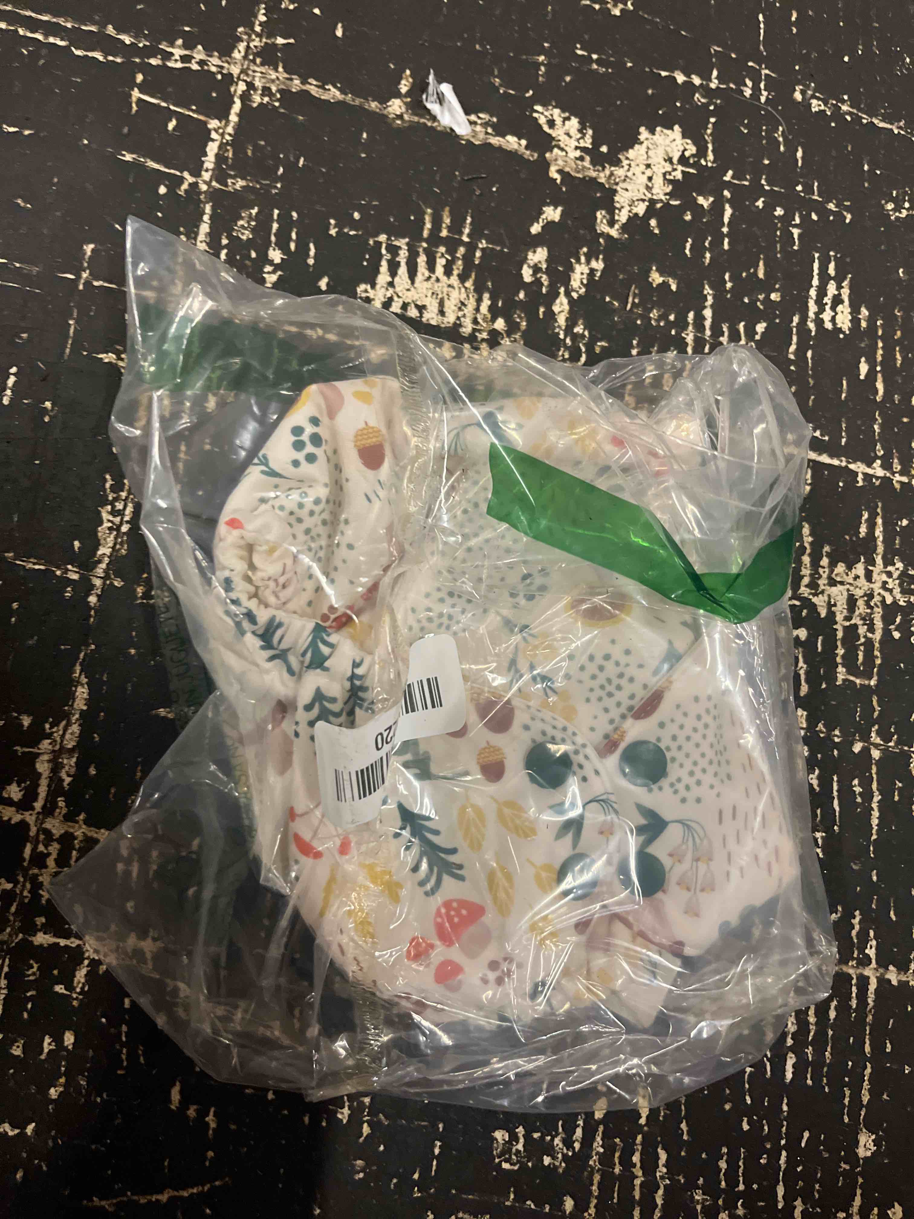 Condition photo showing New/Like New for esembly cloth diaper cover - reusable swim diaper, waterproof, breathable - adjustable outer layer over absorbent inner for blowout protection - fantastic funghi, size 1 (7-17lbs)