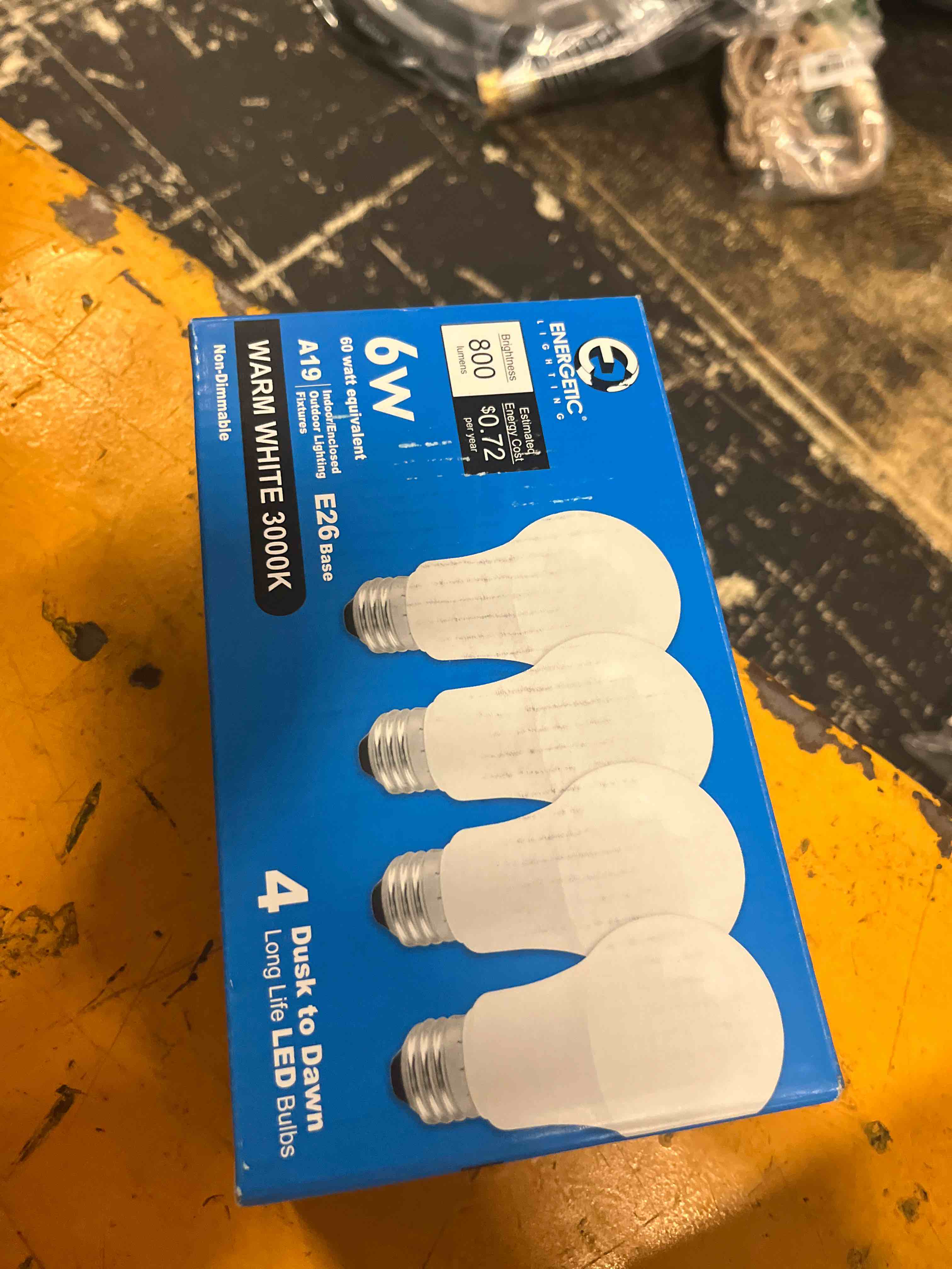 Condition photo showing New/Like New for great eagle a19 led light bulbs 60 watt equivalent - ul listed - soft white 3000k led light bulbs - 9w non dimmable - 800 lumens (4 pack)