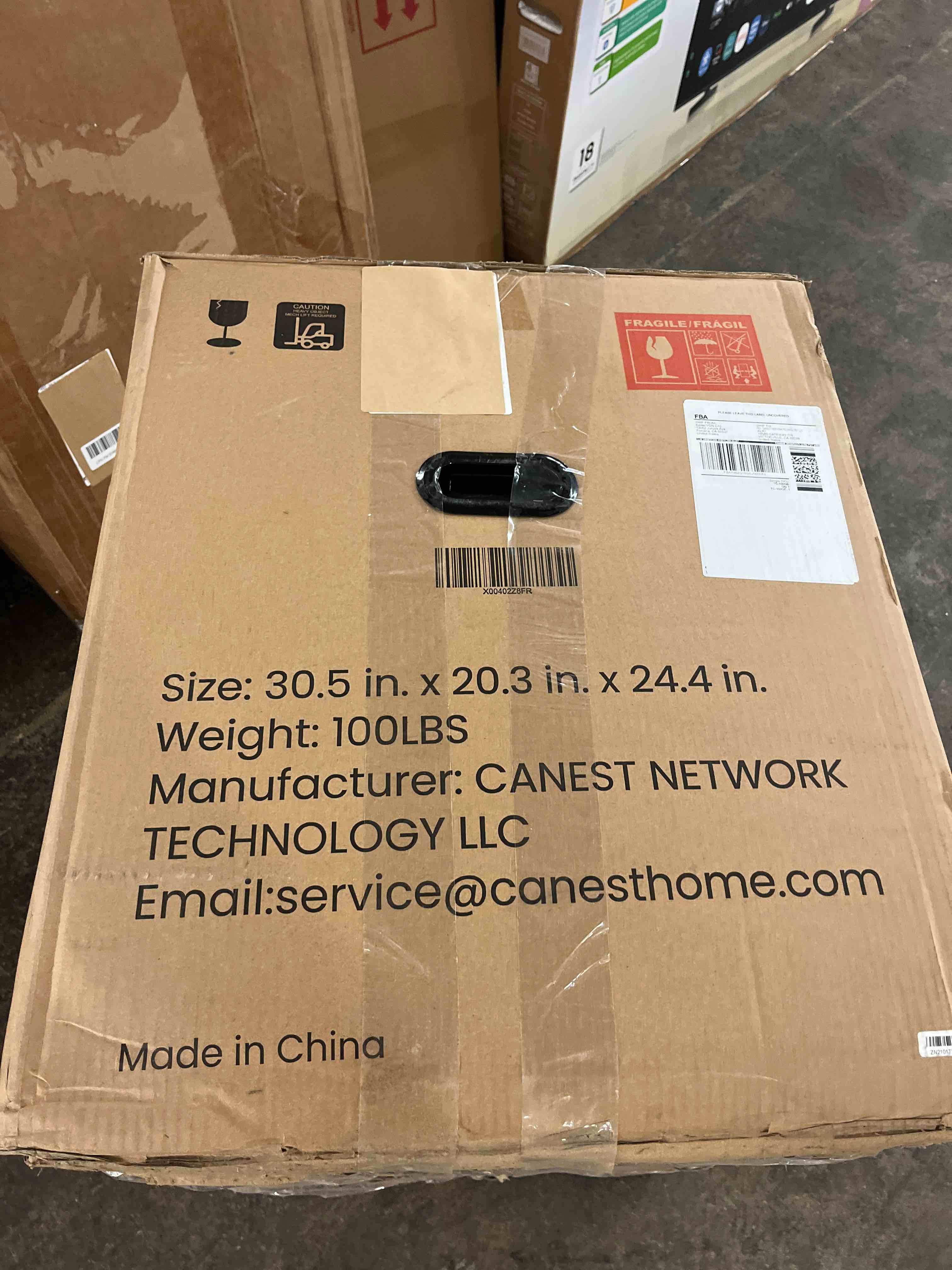 Condition photo showing New/Like New for canest smart toilet, smart toilet with bidet built in, ada comfort height, intelligent temp control, foot sensor operation, warm water, heated seat, air dryer, digital display (tc-100ge)