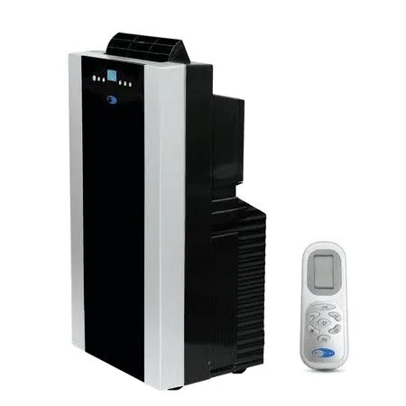 whynter portable air conditioner 14,000 btu with dual hose dehumidifier & cooling fan for 500 sq ft rooms, includes ac unit window kit, arc-14s (9,500 sacc)