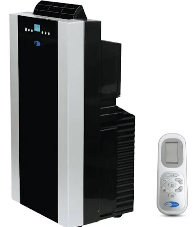 Condition photo showing New/Like New for whynter portable air conditioner 14,000 btu with dual hose dehumidifier & cooling fan for 500 sq ft rooms, includes ac unit window kit, arc-14s (9,500 sacc)