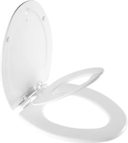 mayfair toilet seat elongated white 14-1/8 w 7m1888slow-000
