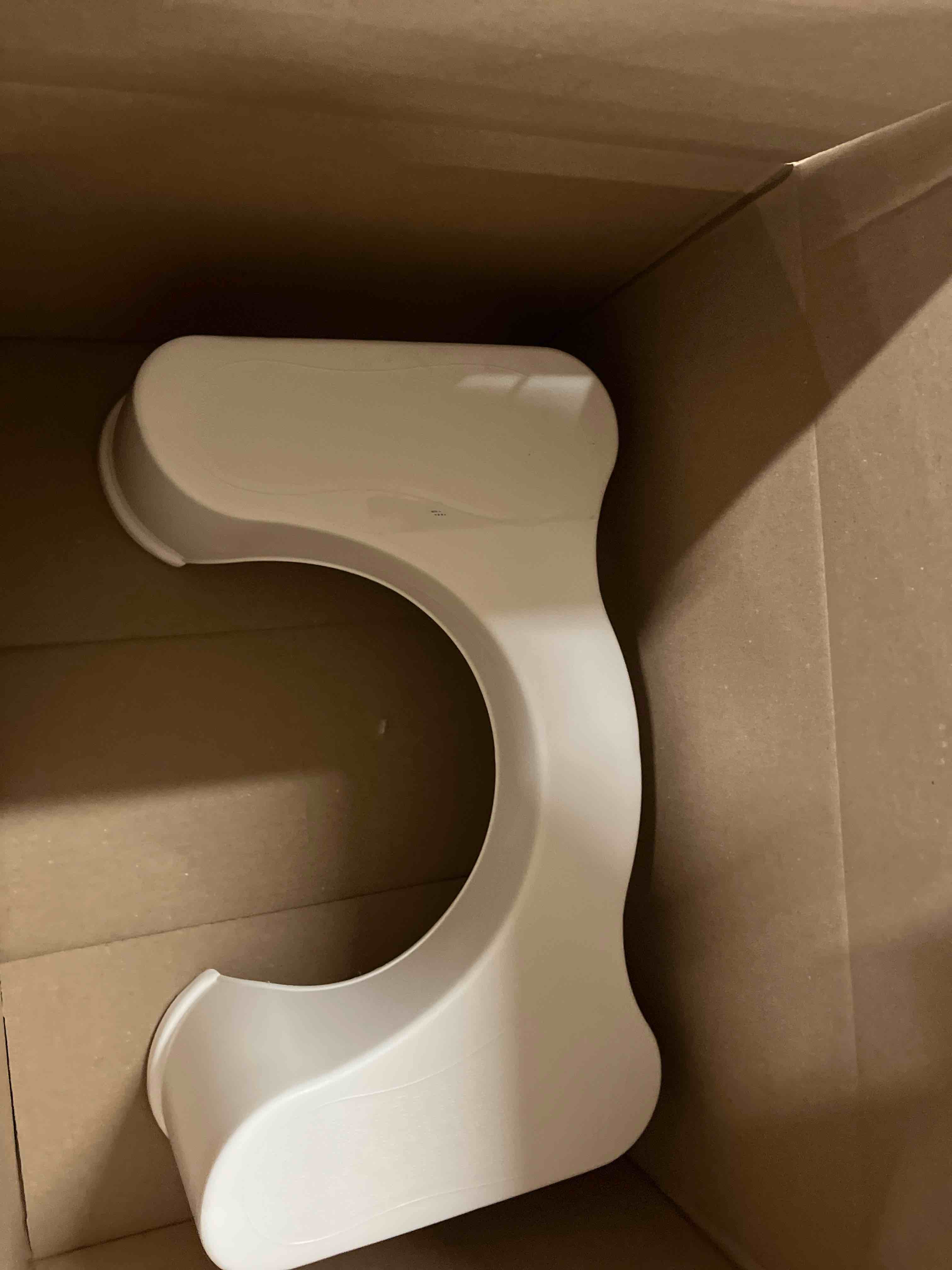 Condition photo showing Good Condition for squatty potty the original bathroom toilet stool, 7 inch height, white