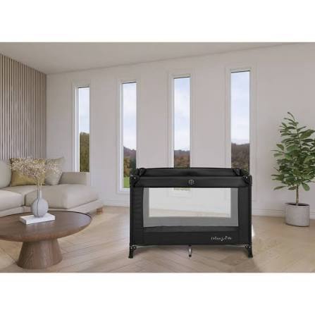 dream on me nest portable play yard in black