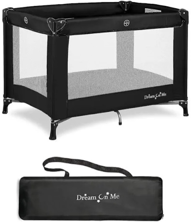 Condition photo showing New/Like New for dream on me nest portable play yard in black