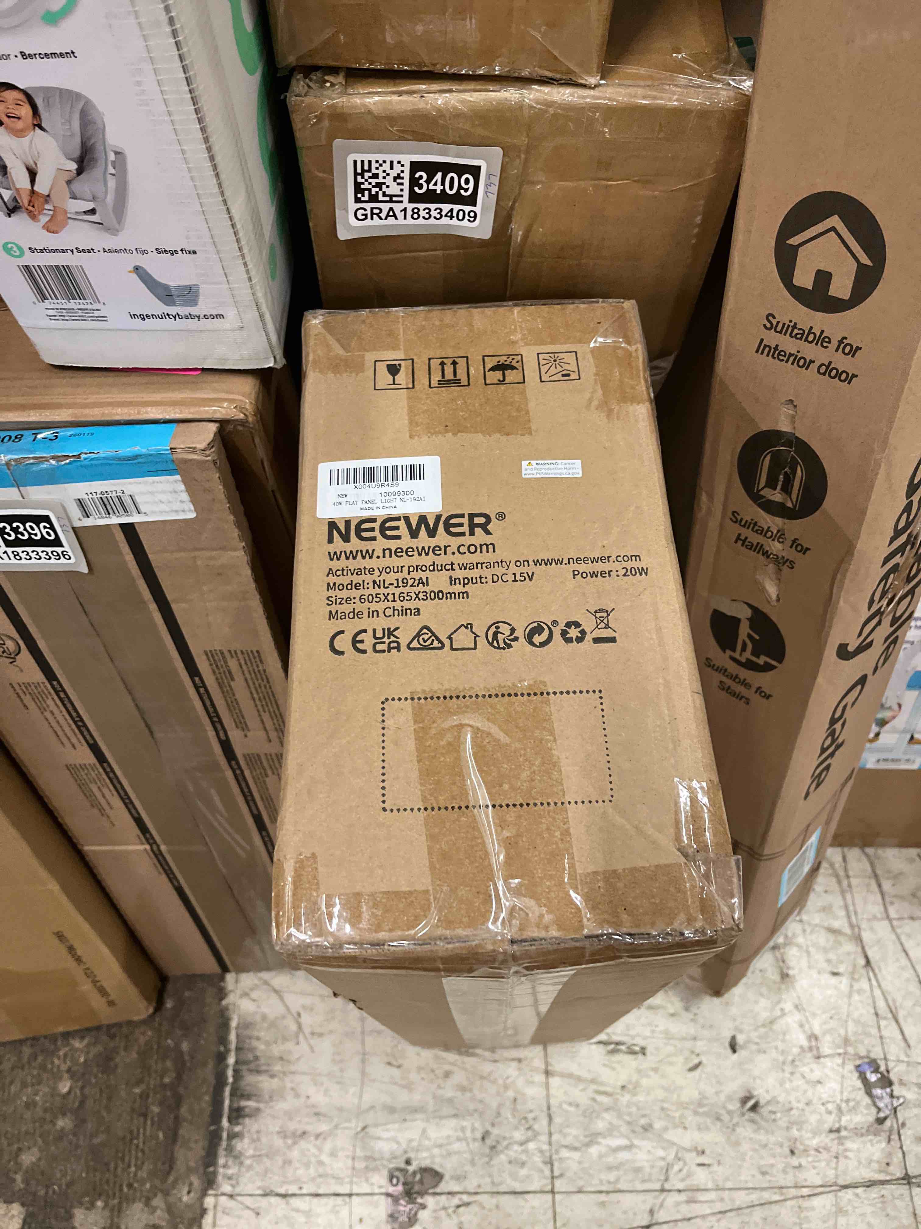 Condition photo showing New/Like New for neewer 13" led video light panel kit, 2 pack bi color dimmable with tripod stand, 4000mah battery, 3200k-5600k cri97+, usb, for studio/streaming/youtube, black, nl-192ai
