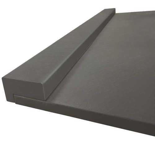 Condition photo showing New/Like New for smt80-40 trimslate 80-in x 4.5-in x 2.75-in trimmable shower base threshold, dark grey
