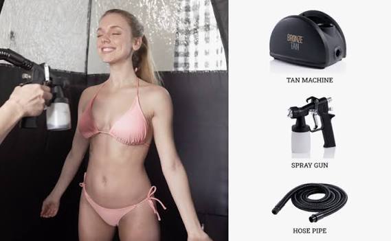 spray tan machine - hvlp spray tan gun with sleek design - professional spray tanning machine for salon and mobile spray tan owners by bronze tan