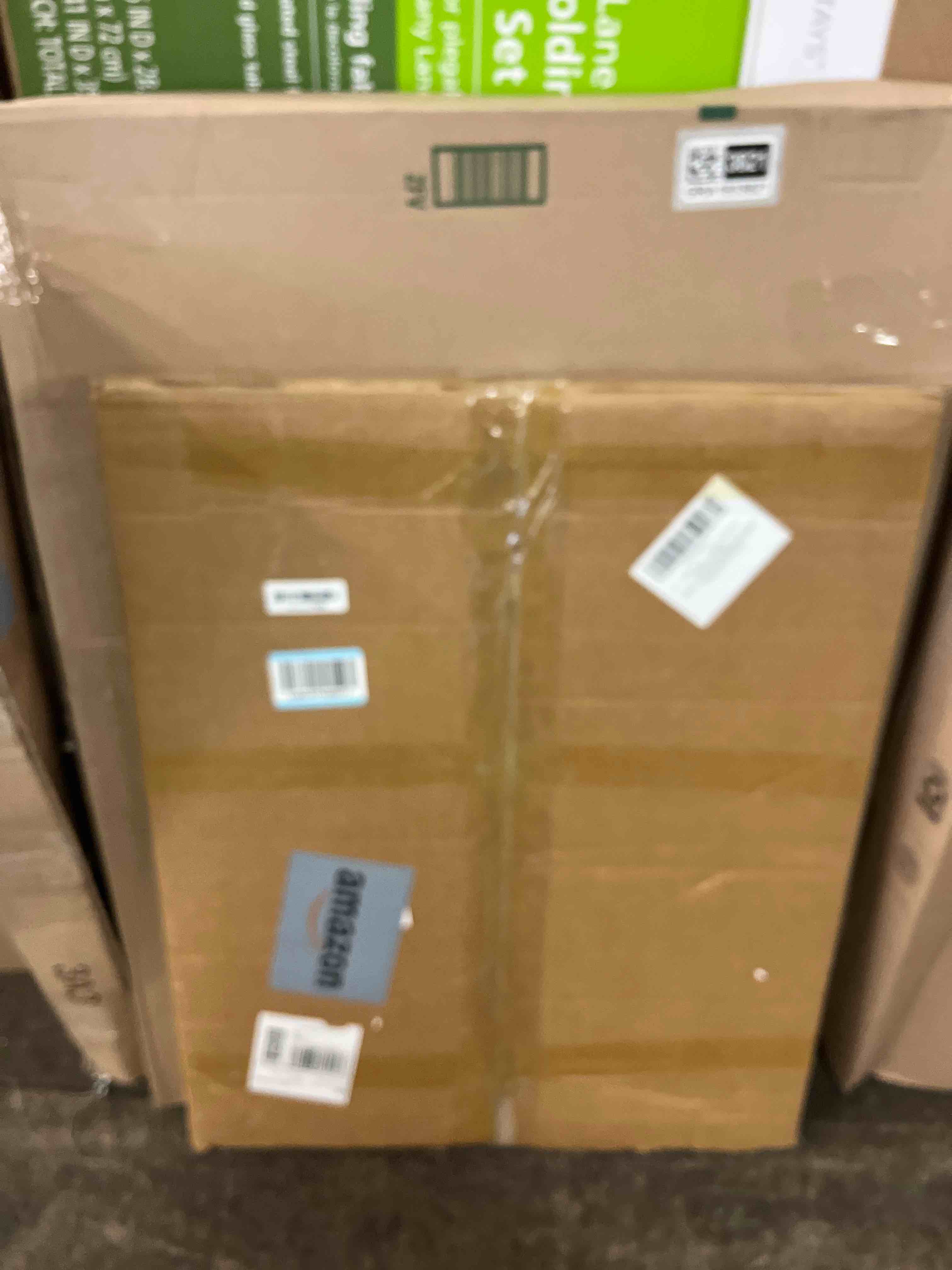 Condition photo showing New/Like New for qotib wood 22x28 inch picture frame with 18x24 mat, display 18x24 with mat or 22x28 without mat, wood 22 by 28 photo frame, 22 x 28 frame for wall hanging display, deep brown