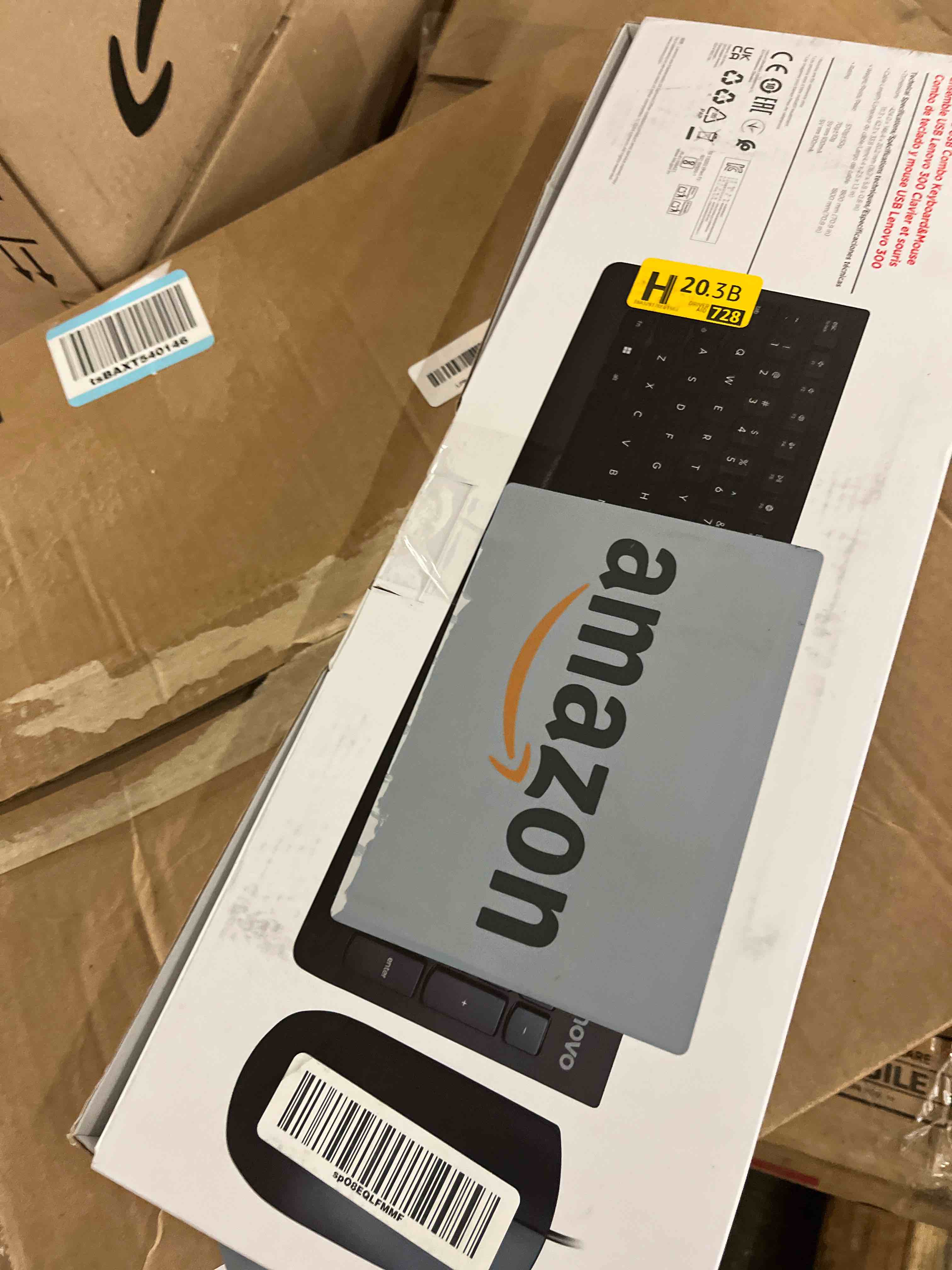 Condition photo showing Good Condition for lenovo 300 usb keyboard & mouse combo - black