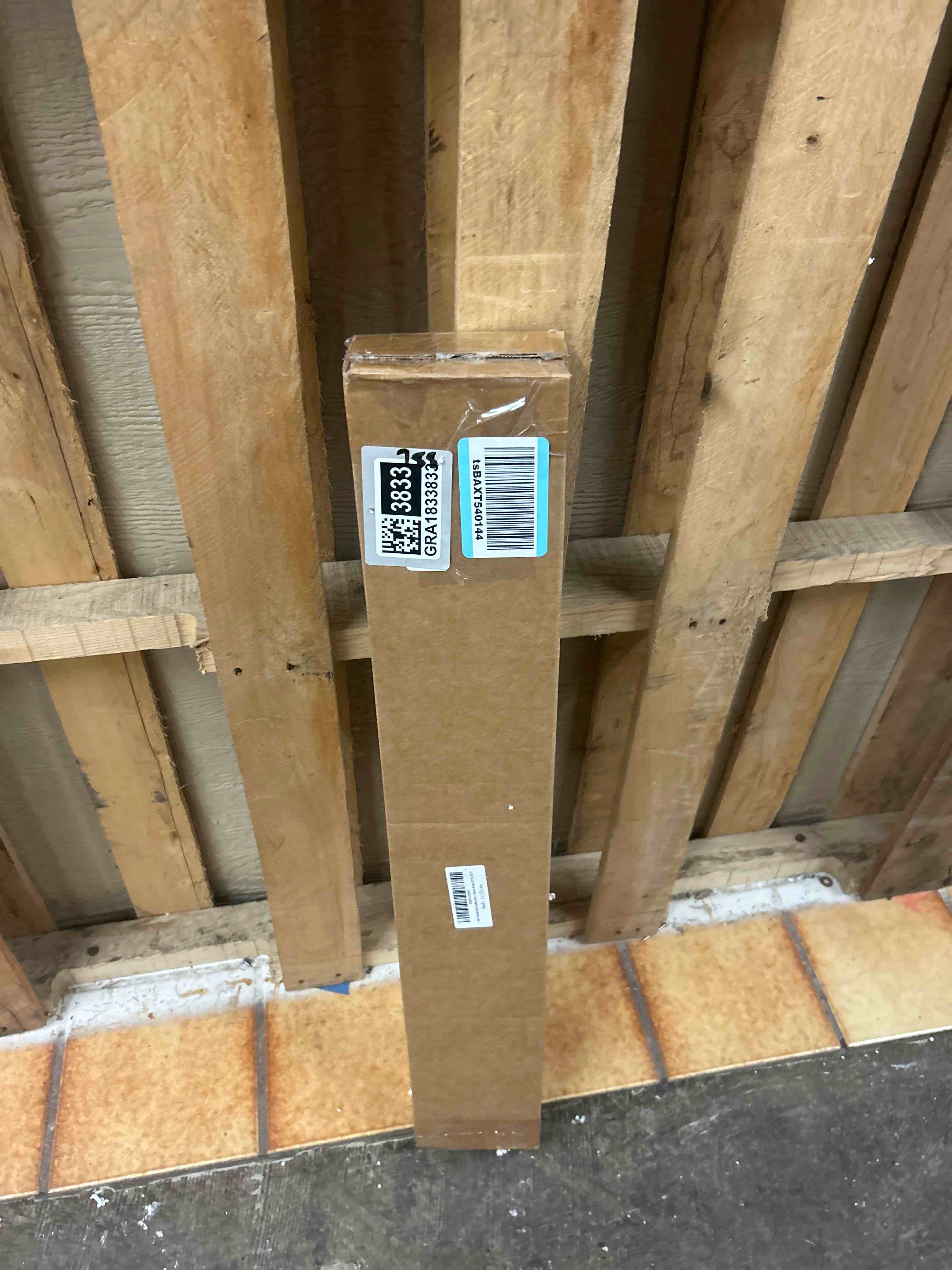 Condition photo showing New/Like New for cordless zebra blinds for windows -customizable dual layer light control zebra shades, light filtering & blackout window blinds, easy install zebra blind for home, brown, 26" w x 72" h