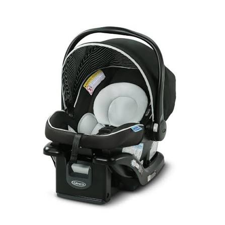 Graco SnugRide Lite LX Infant Car Seat, Lightweight Rear-Facing Seat for Babies 4-30 lb, 4-Position Adjustable Base, LATCH Installation & ProtectPlus Engineered, Studio