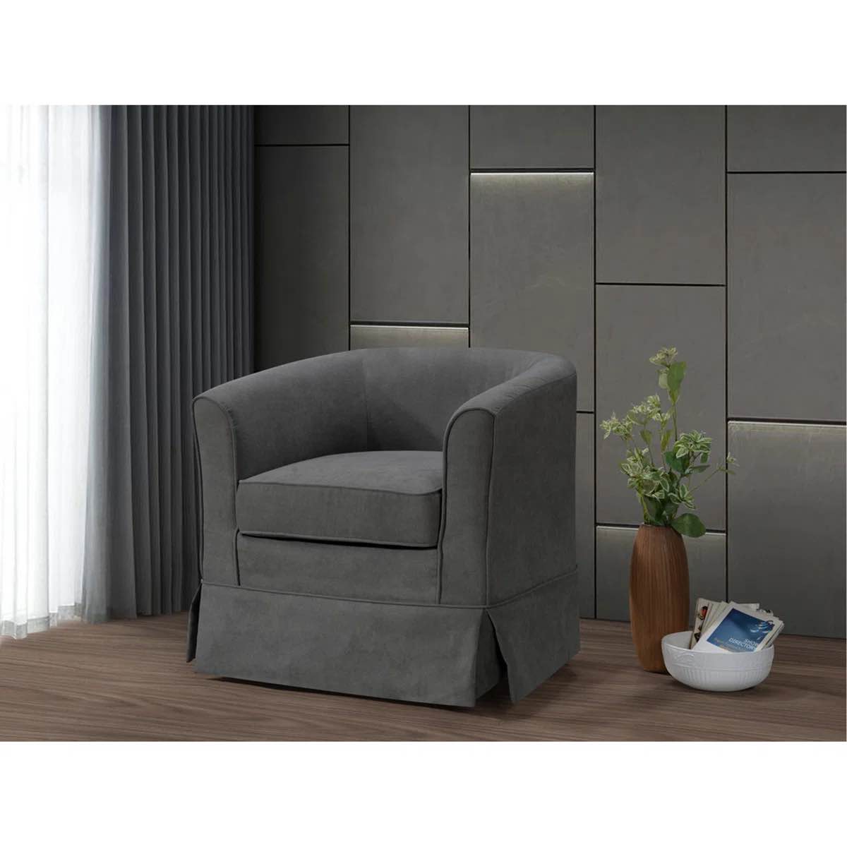 Ailen Swivel Barrel Chair
