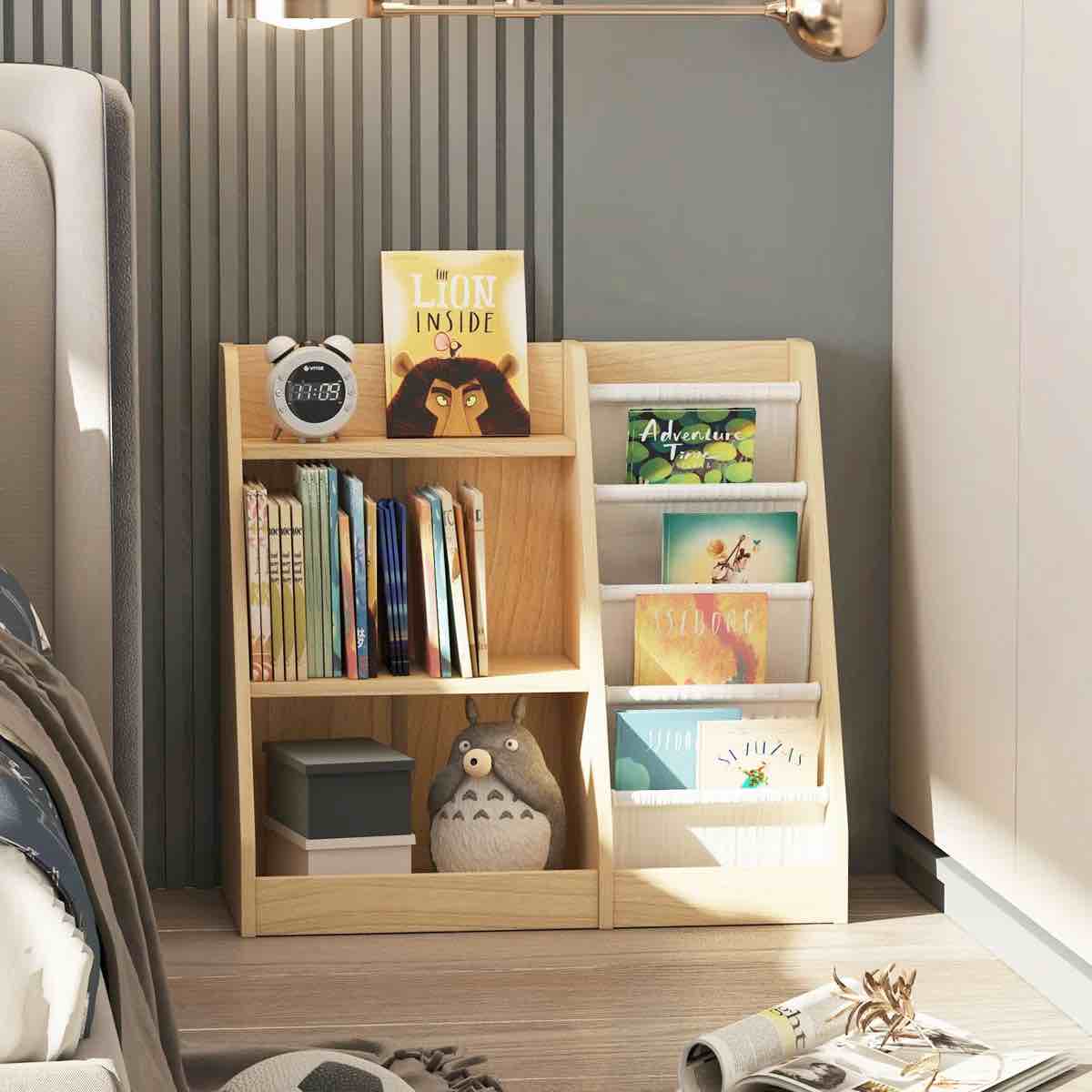 Maggiorina Kids Standard Bookcase, Storage Book Rack, Organizer Cabinet, Book Display