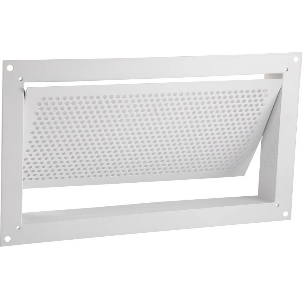 Flood Vent, 8" Height x 16" Width x 2" Depth Foundation Flood Vent,to Reduce Foundation Damage and Flood Risk, Wall Mounted, for Crawl Spaces, Garages & Full Height Enclosures