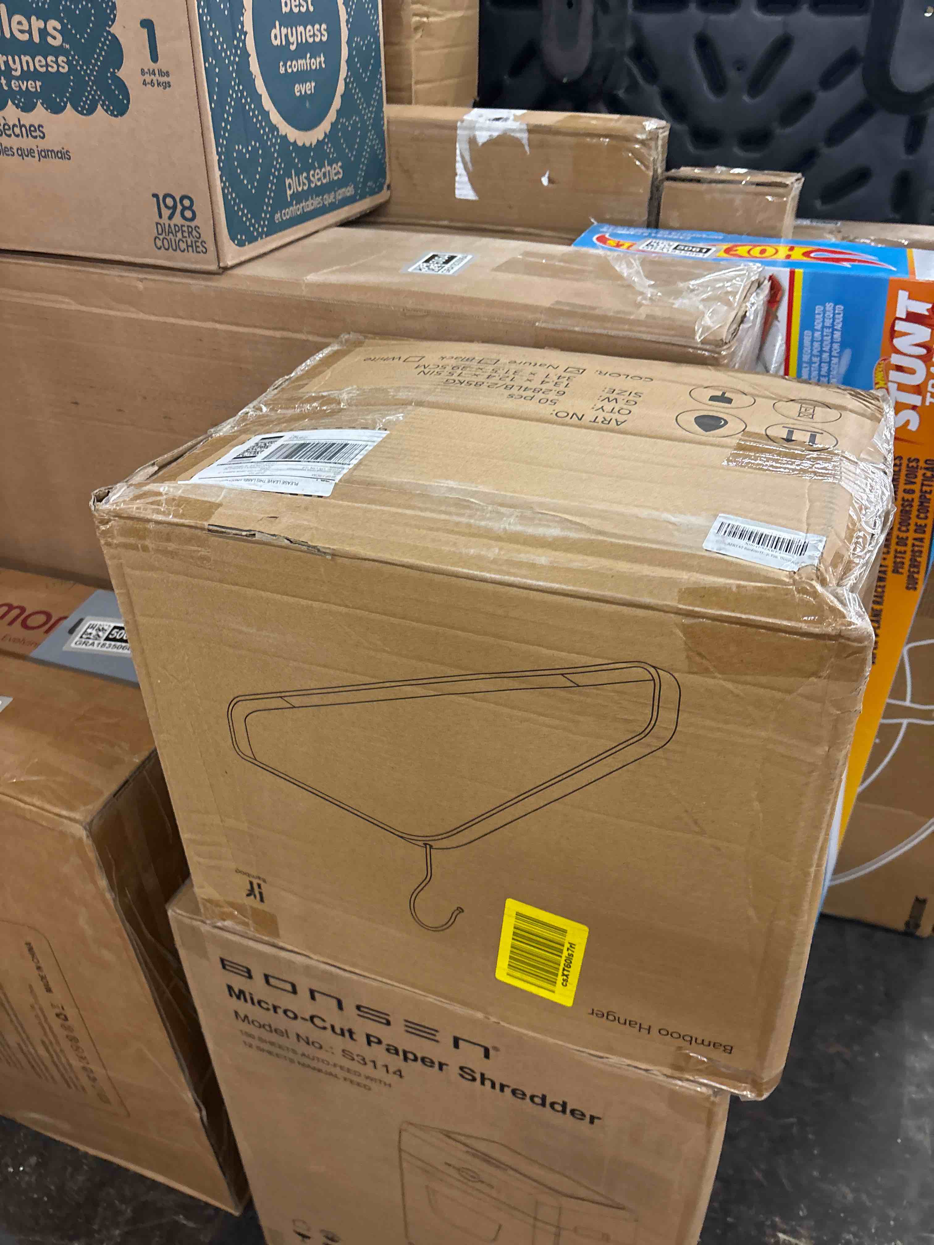 Condition photo showing New/Like New for Bamboo Hangers - 50 Pack Slim Coat Hangers - 360-Degree Rotatable Hook, Suitable for Clothes, Jacket, Shirt, Tank Top, Pant (Natural, 50) 50 PCS Natural