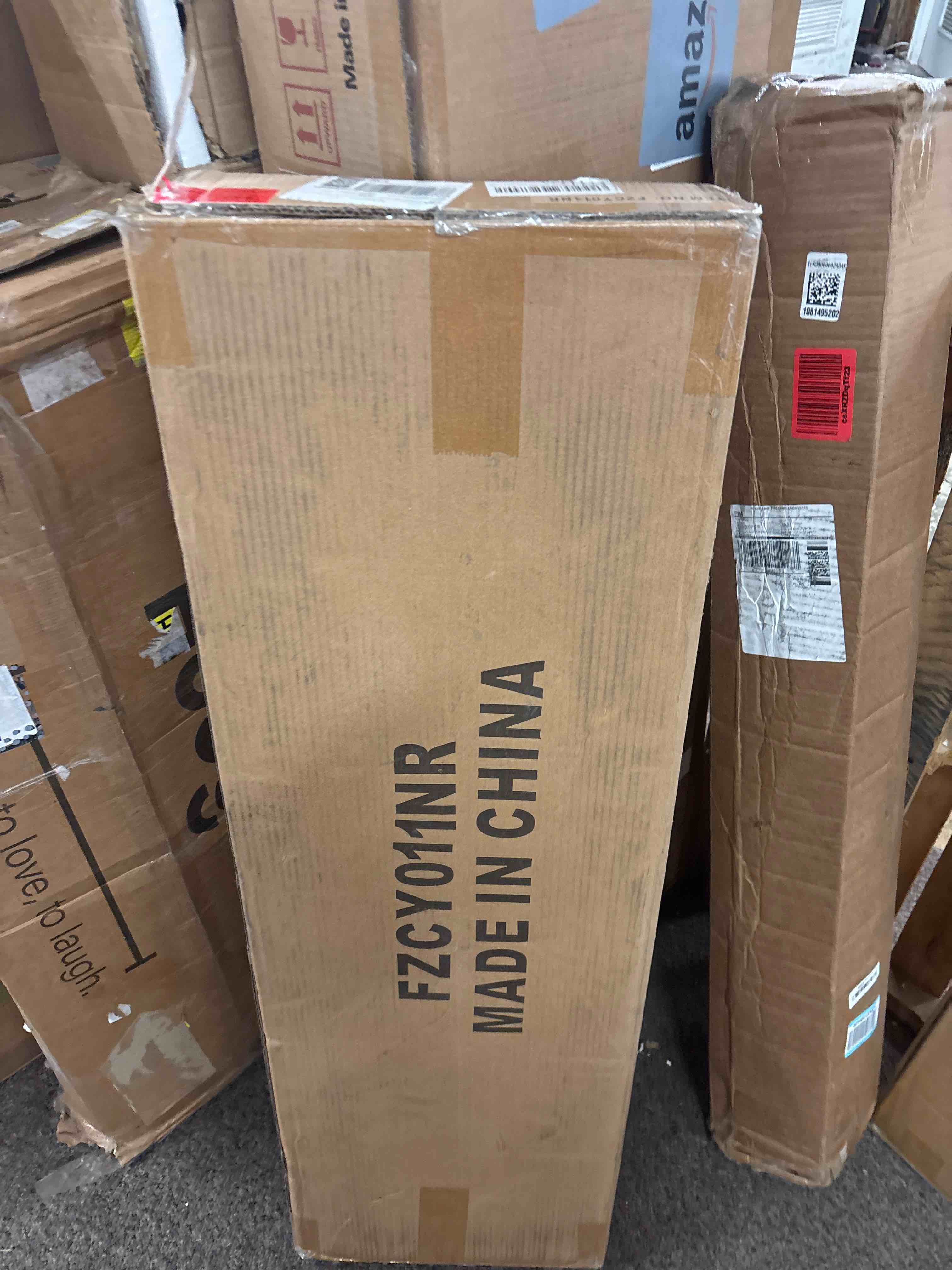 Condition photo showing New/Like New for Wnutrees 43" Farmhouse Wood Bench, Rustic Solid Wood Entryway Bench Seat with Double X-Structure for Dining Room, Living Room, Hallway, Structural Stability, Natural Natural 43"