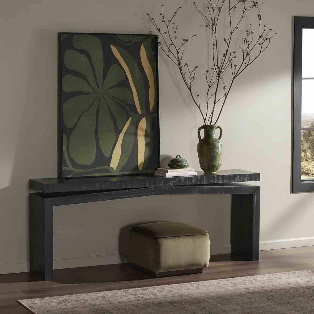Henn Solid Wood Console Table