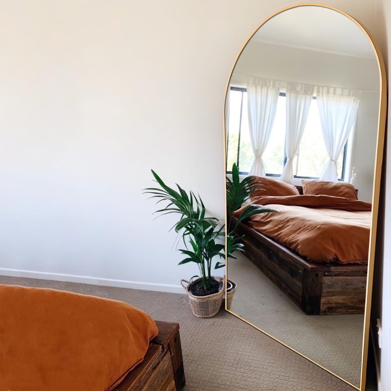 Condition photo showing New/Like New for Large Arch Mirror Full Length Wall Mirror