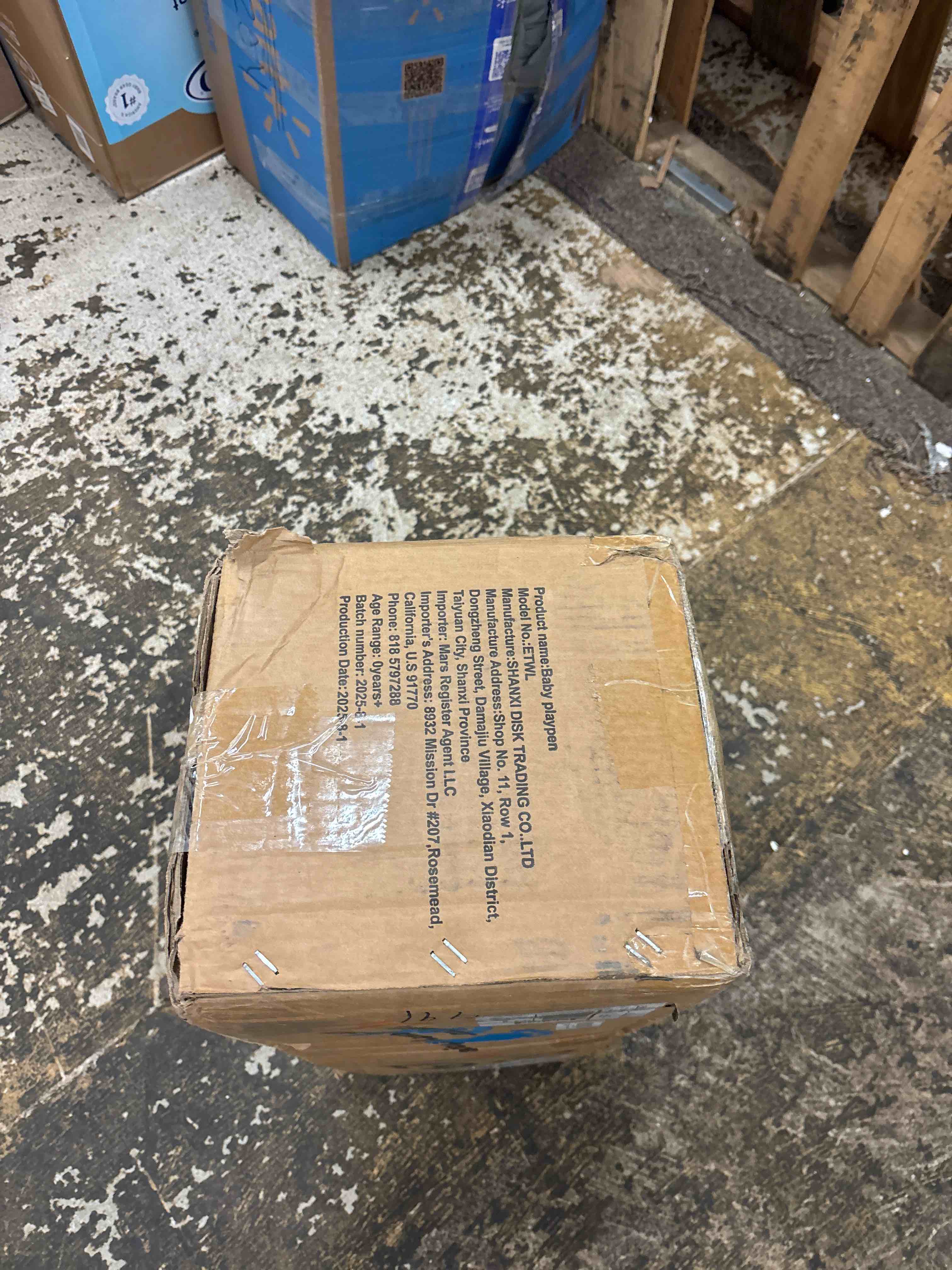 Condition photo showing New/Like New for TOREVSIOR Foldable Baby Playpen with Mat, 50"×50" Collapsible Play Pen for Babies and Toddlers, Indoor & Outdoor Kids Safety Play Pen, Portable Play Yard, Foldable Baby Playpen with 50 Ocean Balls Black 50"×50"