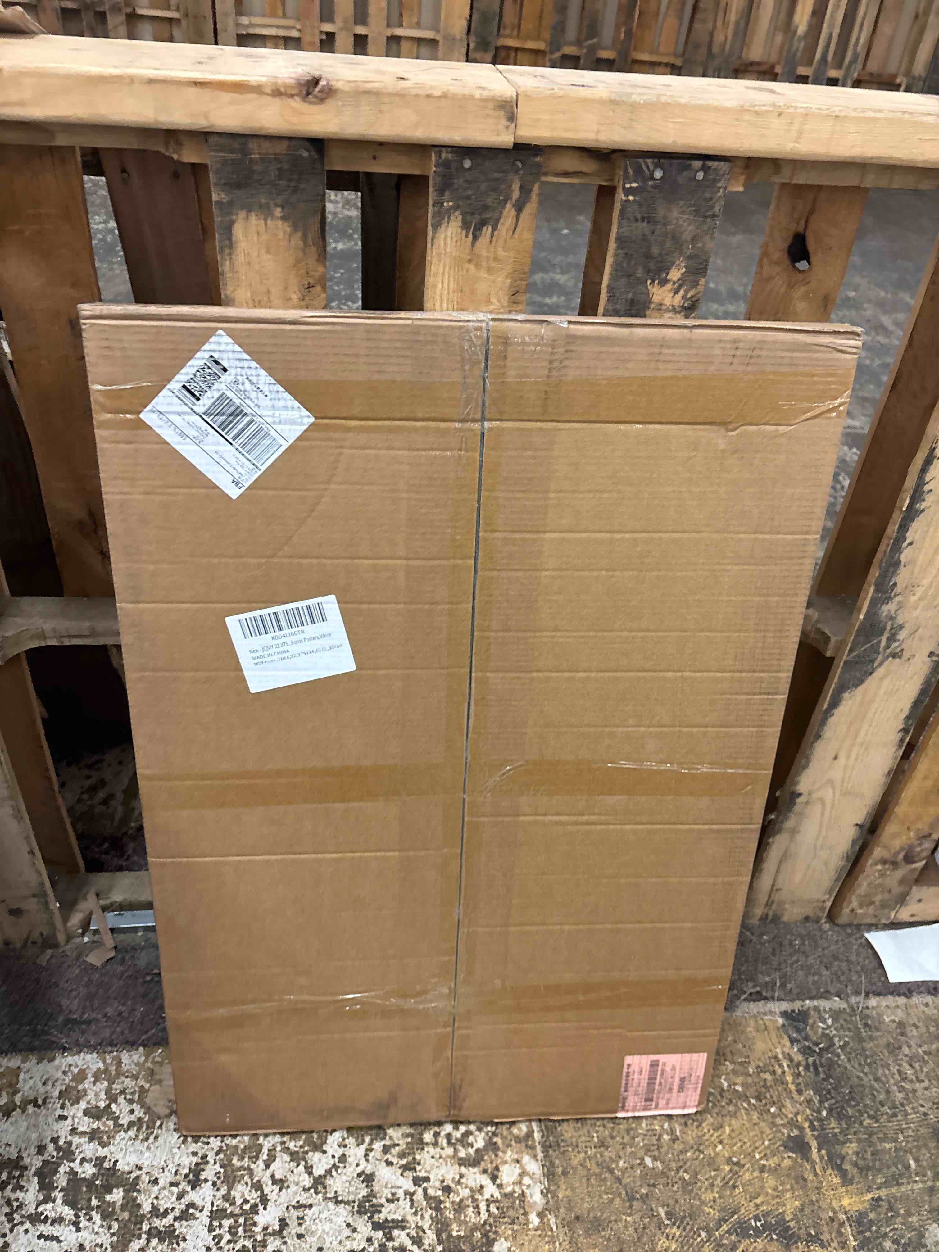 Condition photo showing New/Like New for 22.375x34 Picture Frame White for Poster Photo Picture, Horizontal and Vertical Formats for Wall Hanging, 22.375 x 34 Wall Gallery Poster Photo Frame for 22.375 by 34 Photos Posters,White White 22.375x34 inch