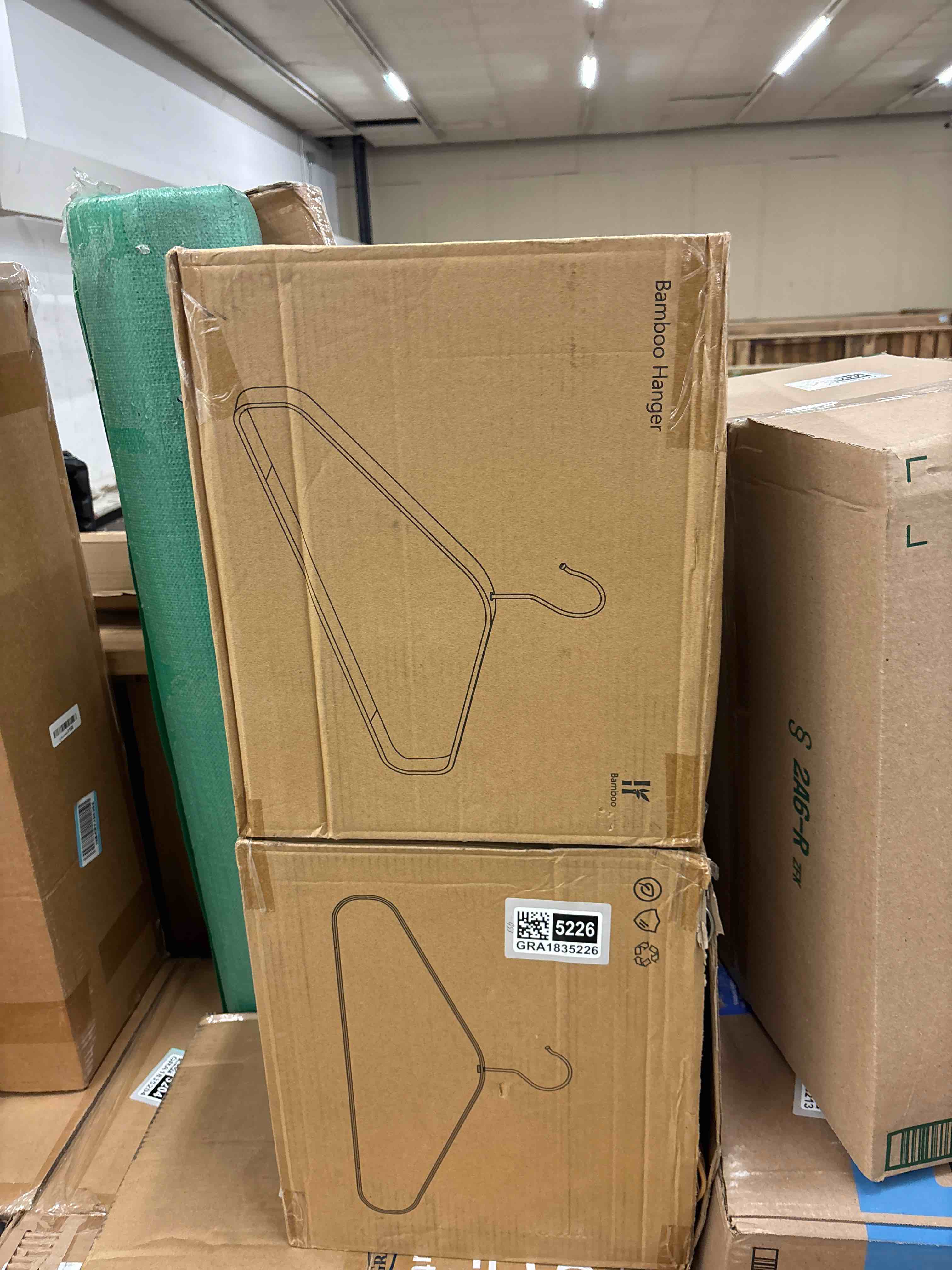 Condition photo showing New/Like New for Bamboo Hangers - 50 Pack Slim Coat Hangers - 360-Degree Rotatable Hook, Suitable for Clothes, Jacket, Shirt, Tank Top, Pant (Natural, 50) 50 PCS Natural