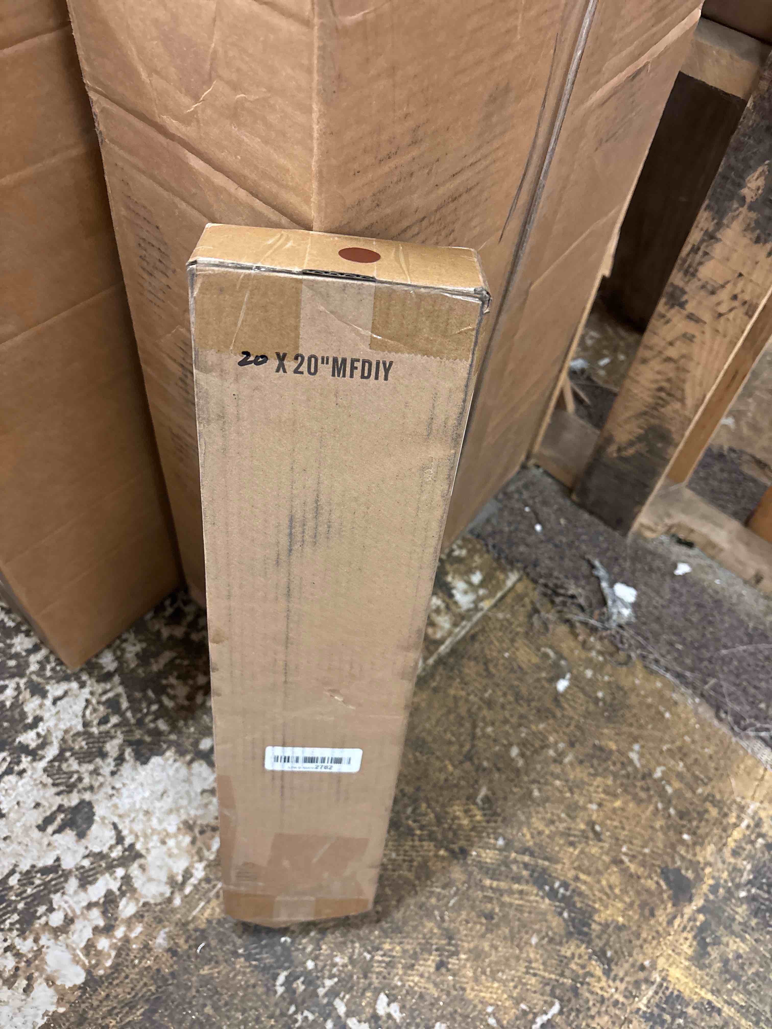 Condition photo showing New/Like New for Floating Frame for 20x20 Stretched Canvas Paintings, DIY Metal Canvas Frame with 1.5" Deep Floater Frame for Canvas Prints Wall Art/Portrait/Landscape Living Room Bedroom Decor (Bronze)