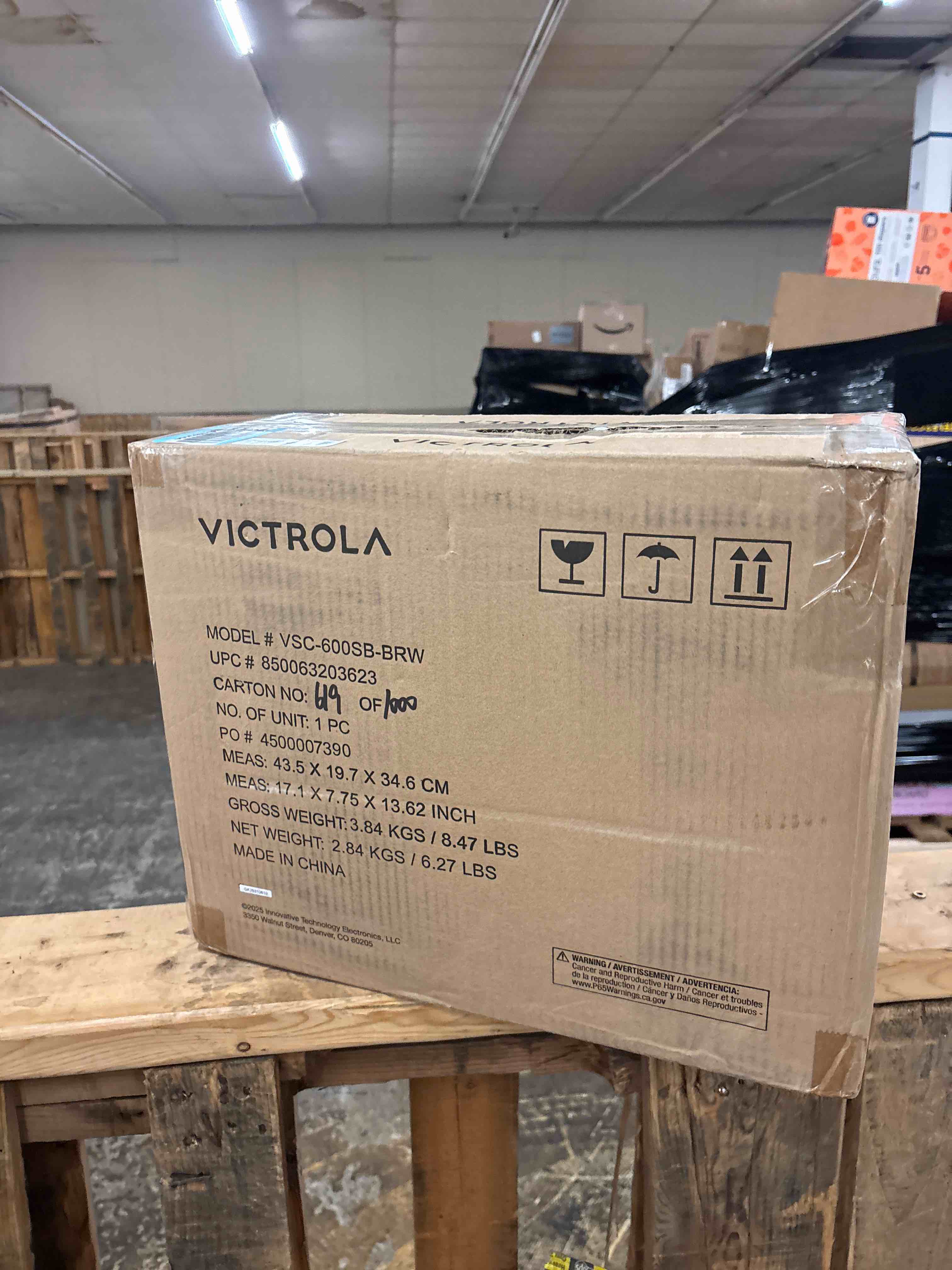 Condition photo showing New/Like New for Victrola Journey II (2025 Model)  Bluetooth Suitcase Record Player  Built-in Stereo Speakers with Enhanced Bass, 3-Speed Turntable, Bluetooth Input and Output, RCA & Headphone Outputs (Brown)