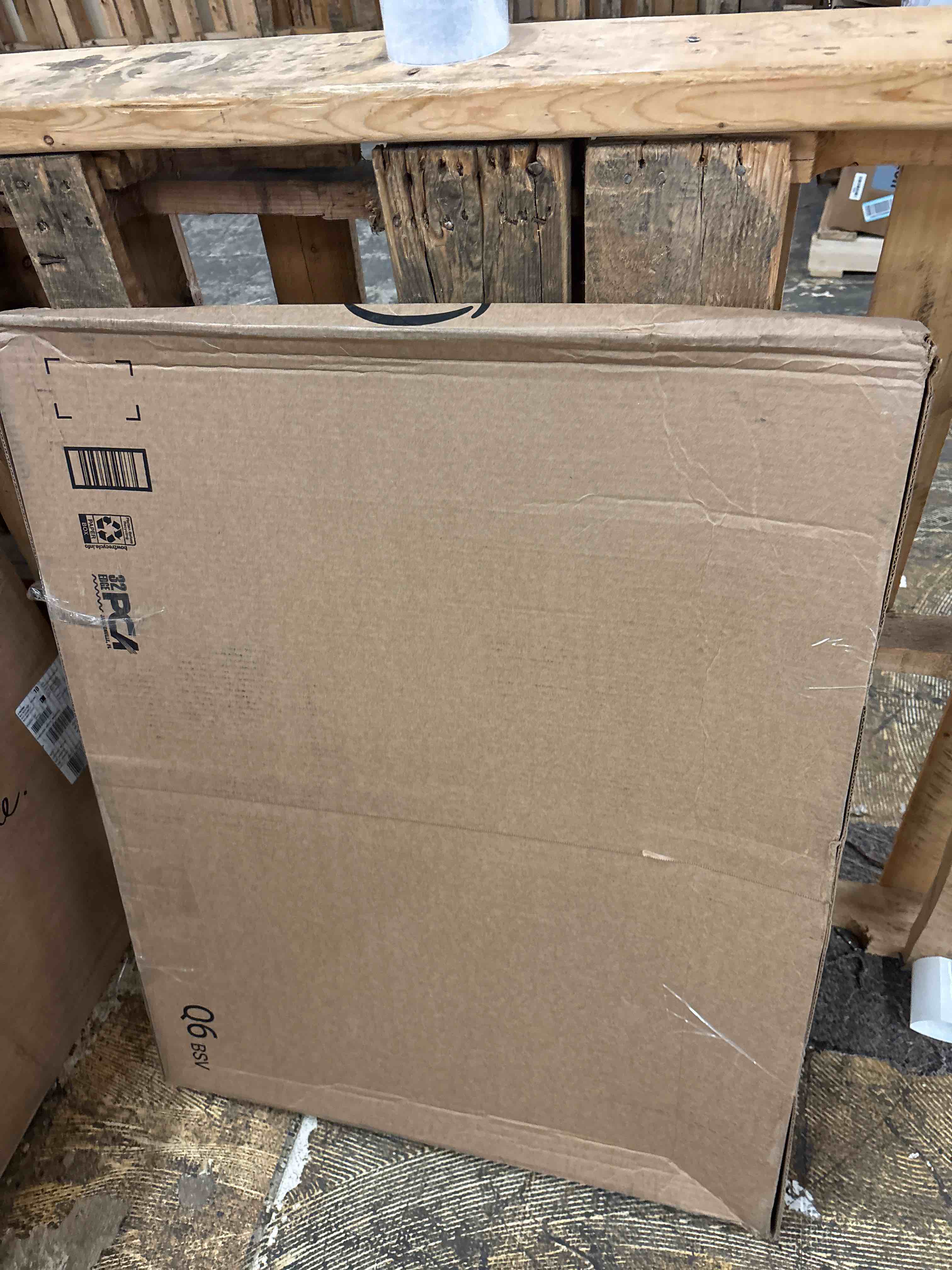 Condition photo showing New/Like New for Stealing Christmas Lights DOUBLE SIDED Who ville Yard Card Sign - 3 Ft. Tall Right Facing (Double Sided 3 ft tall), Red, Green, Black and White