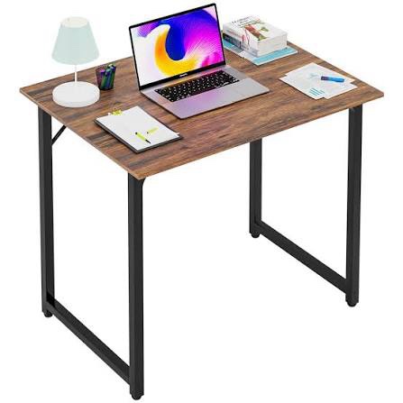 PayLessHere 32 inch Computer Desk,Office Desk with Metal Frame,Modern Simple Style for Home Office S
