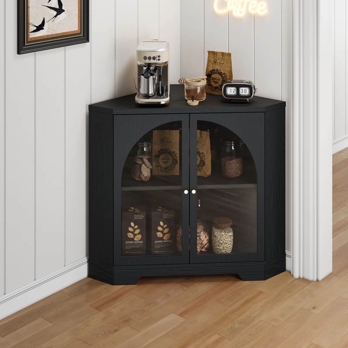 2- Door Corner Accent Cabinet 