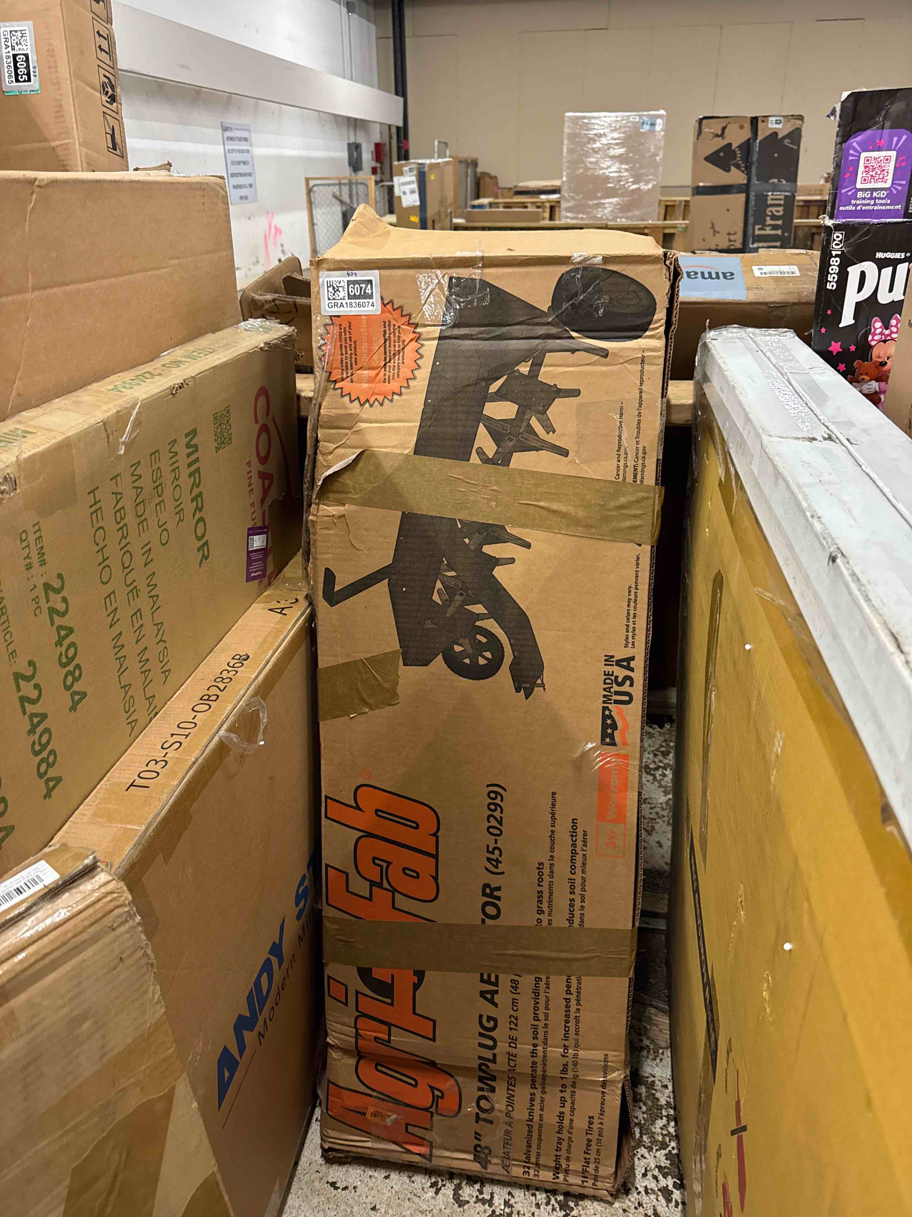 Condition photo showing New/Like New for Agra 548 inch tow plug aerator