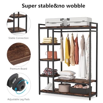 Condition photo showing New/Like New for 47.24'' Manufactured Wood Clothing Rack