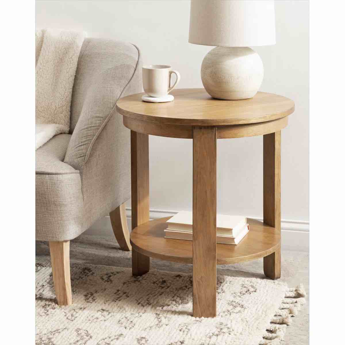 Aamnah Round Living Room Side Table