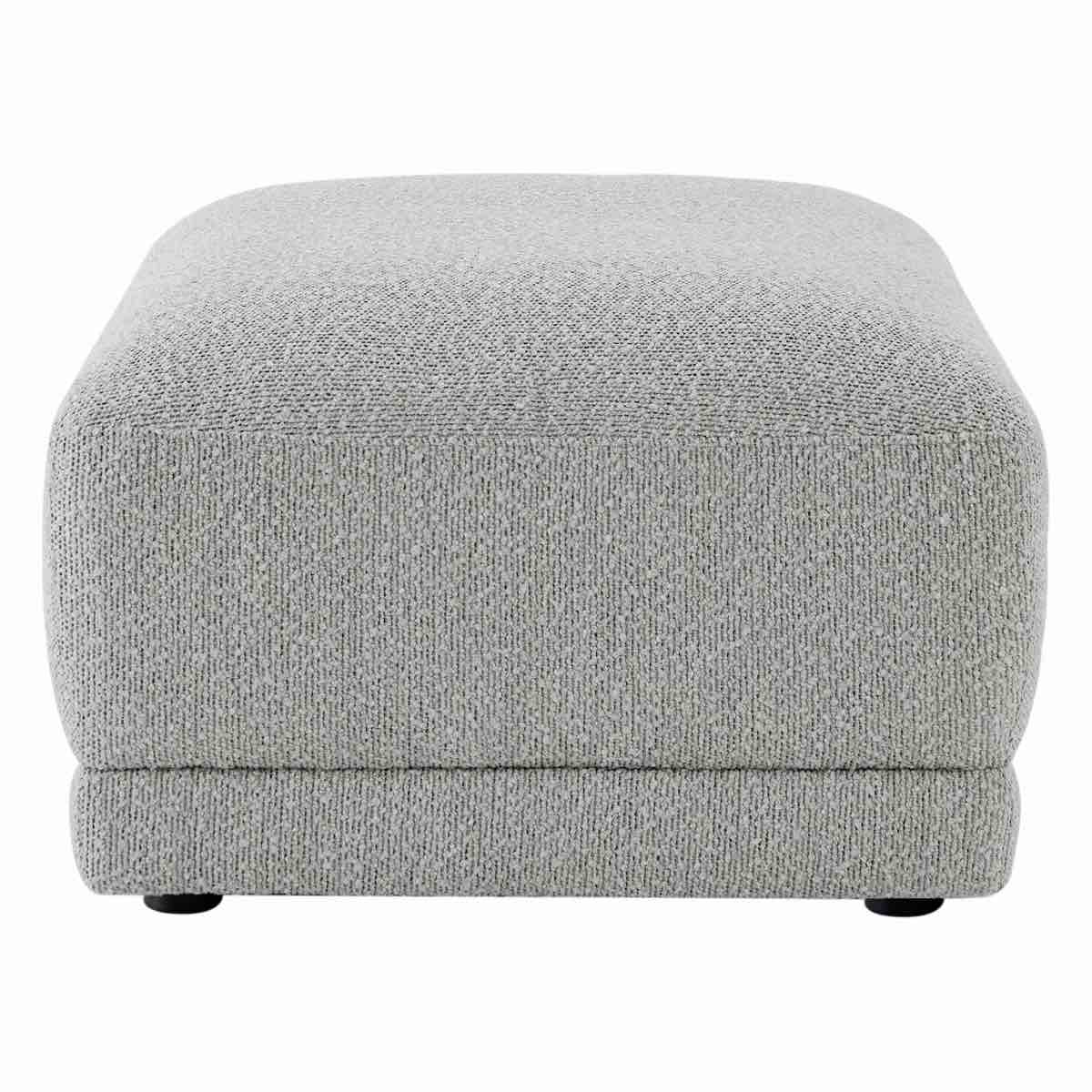Condition photo showing New/Like New for (2) Wade Logan Bodhild Boucle Upholstered Ottoman